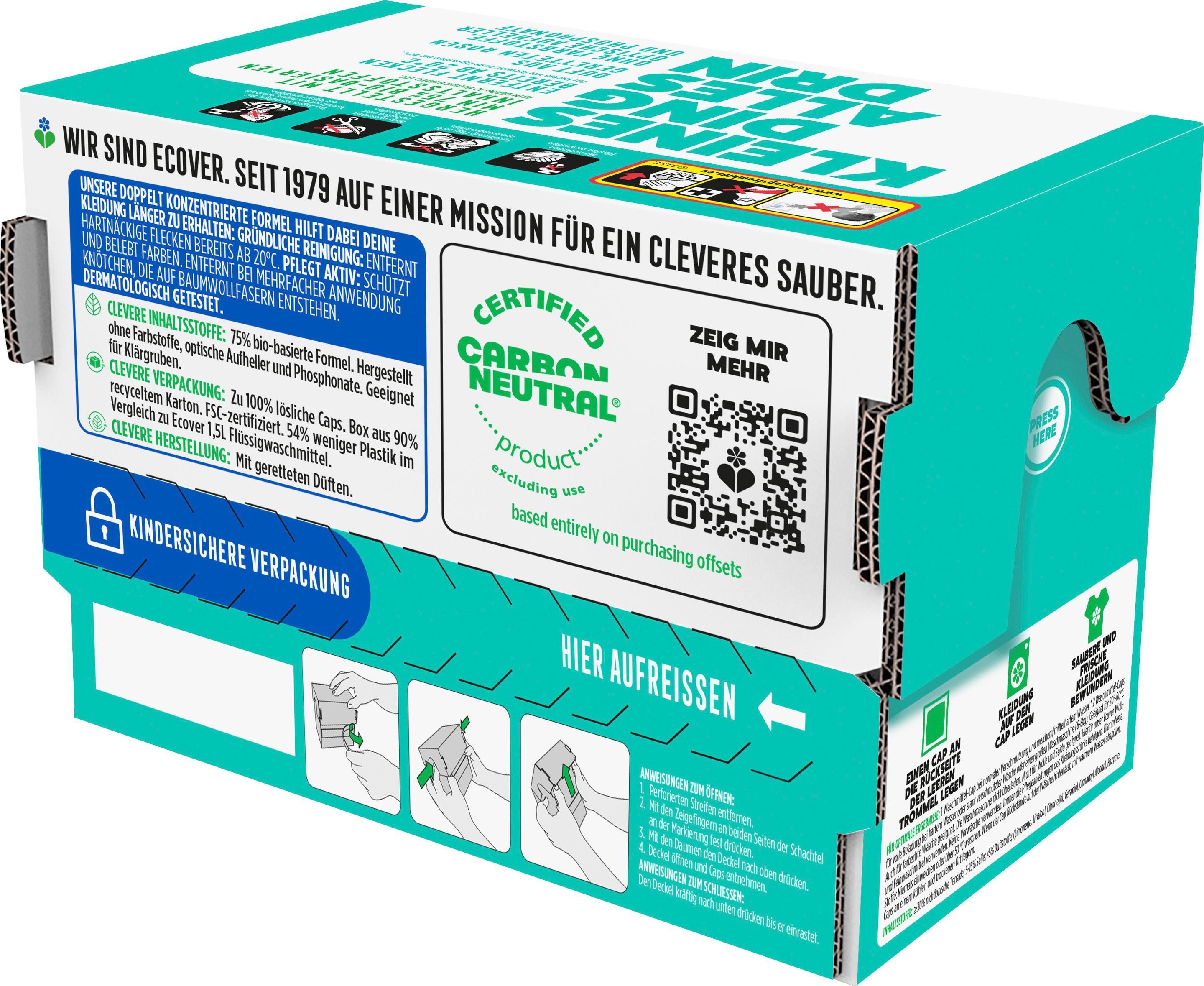 Produktbild Ecover Universal Waschmittelcaps Flieder&Rosenblüten 2 von 2