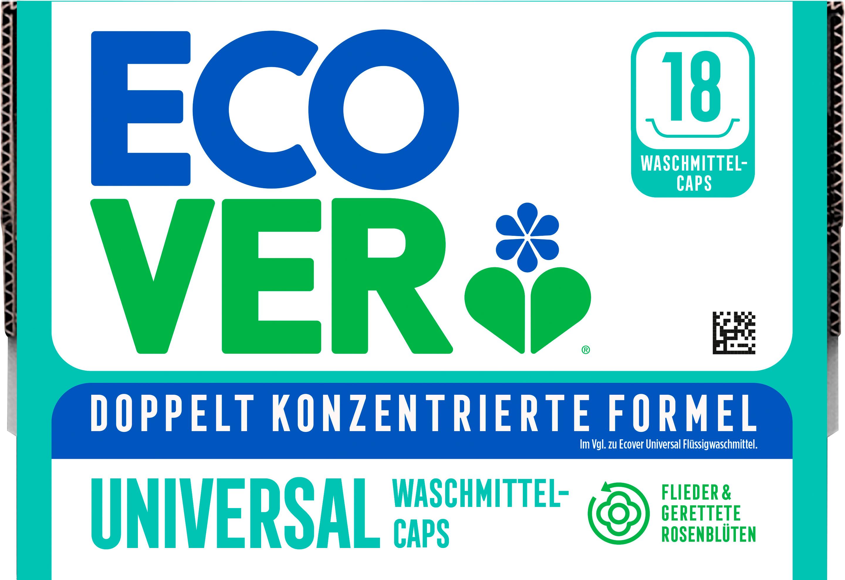 Ecover Universal Waschmittelcaps Flieder&Rosenblüten
