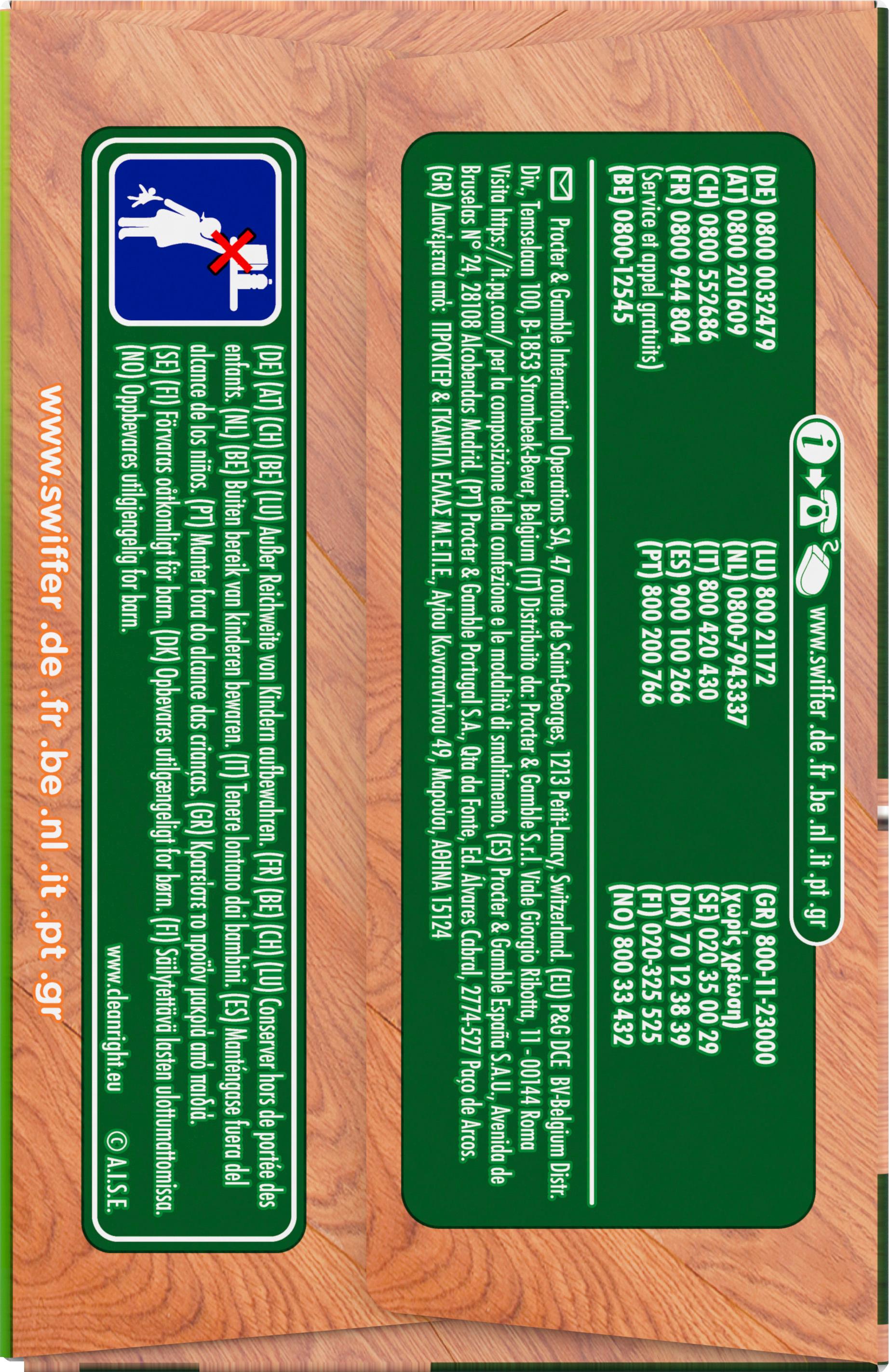 Produktbild Swiffer Wischtücher trocken Holz&Parkett Nachfüllpackung 5 von 5