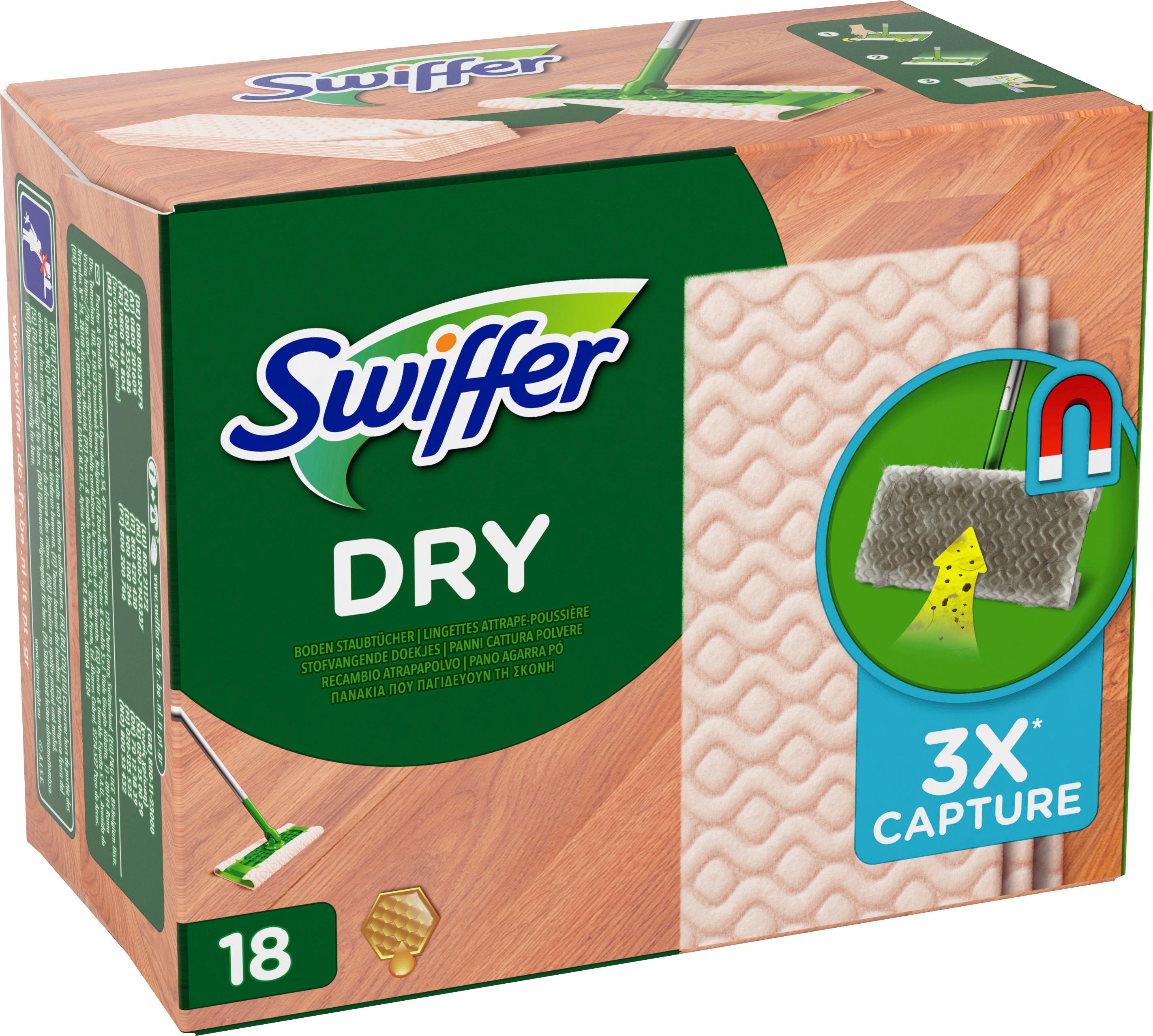 Produktbild Swiffer Wischtücher trocken Holz&Parkett Nachfüllpackung 4 von 5