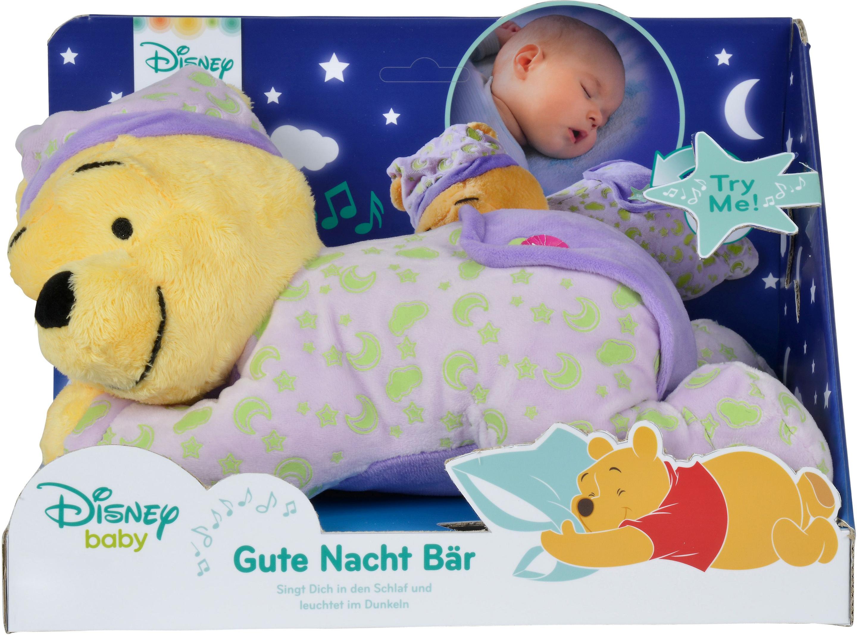Simba - Disney Winnie Puuh Gute Nacht Bär mit Leuchtsymbolen