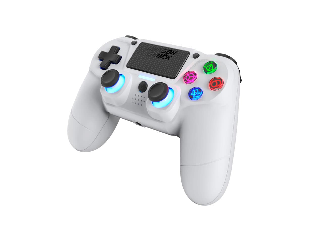 Produktbild Mizar Wireless Controller für PS4 Weiß 6 von 7