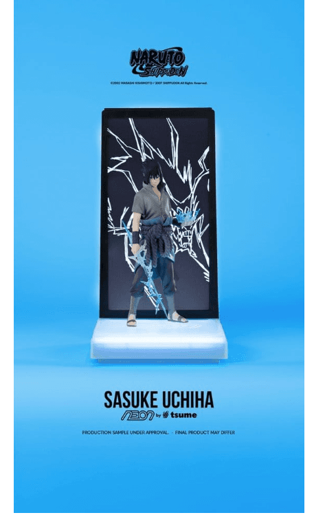 Tsume Naruto Neon Figur 1/9 Sasuke Uchiha 25 cm