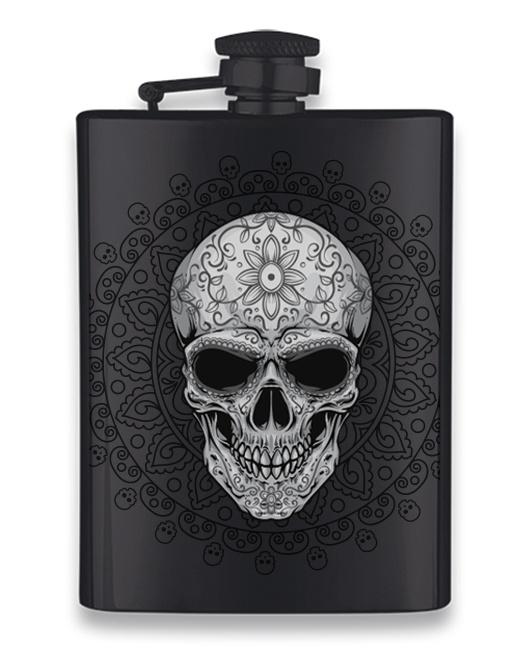 BC HARDROCK Tasse mit Totenkopfmotiv Rosen