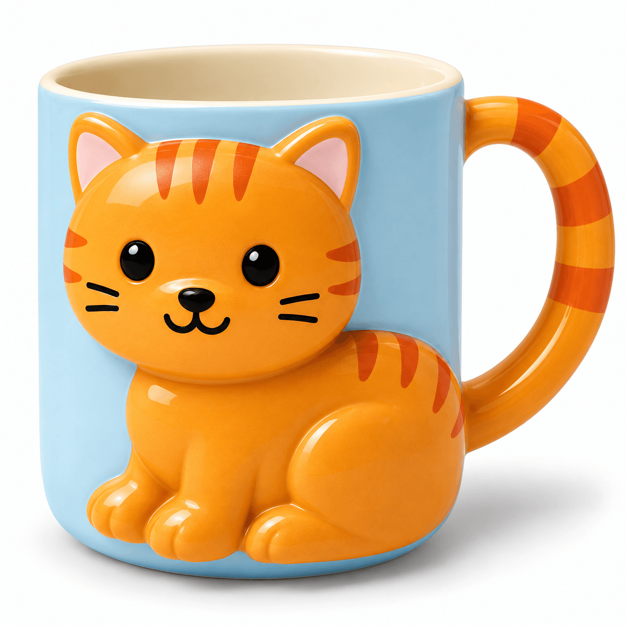 MIAOU Tasse 3D blau