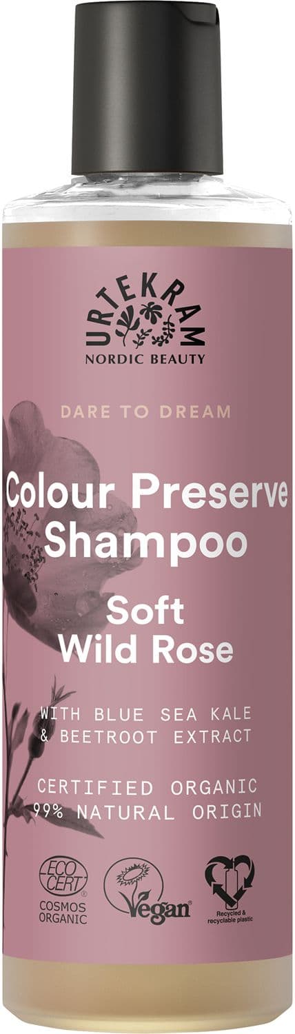 URTEKRAM Soft Wild Rose Colour Preserve Shampoo