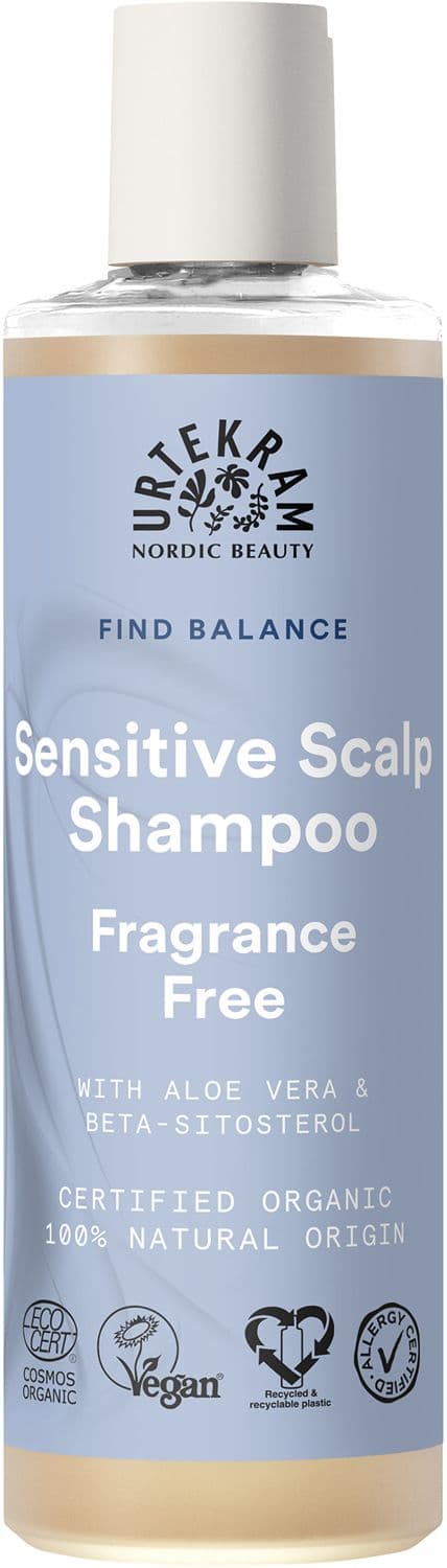 URTEKRAM Fragrance Free Sensitive Scalp Shampoo