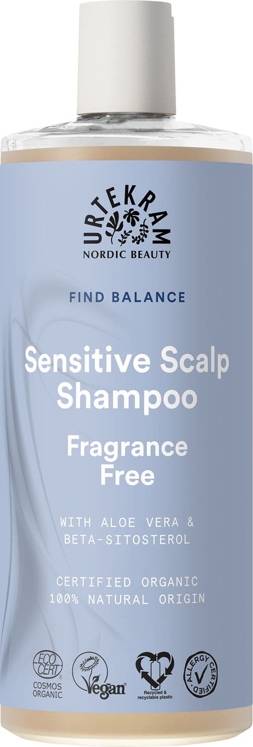 URTEKRAM Fragrance Free Sensitive Scalp Shampoo