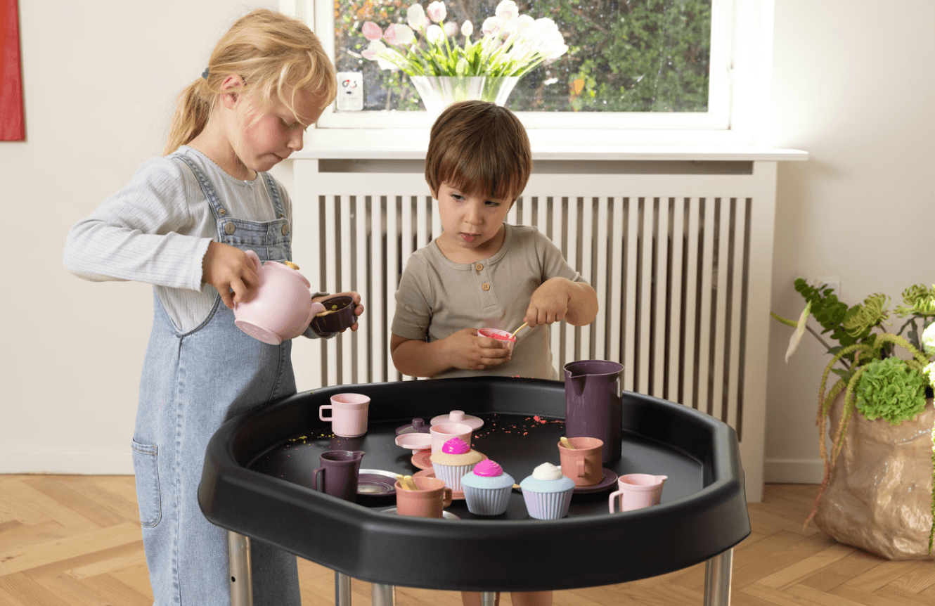 dantoy - Fairytale Cupcake Set 17-teilig – Spielgeschirr mit Cupcakes und Tortenplatte