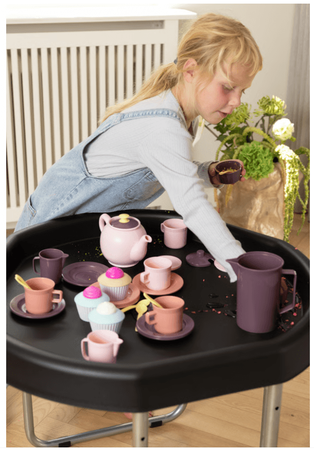 dantoy - Fairytale Cupcake Set 17-teilig – Spielgeschirr mit Cupcakes und Tortenplatte