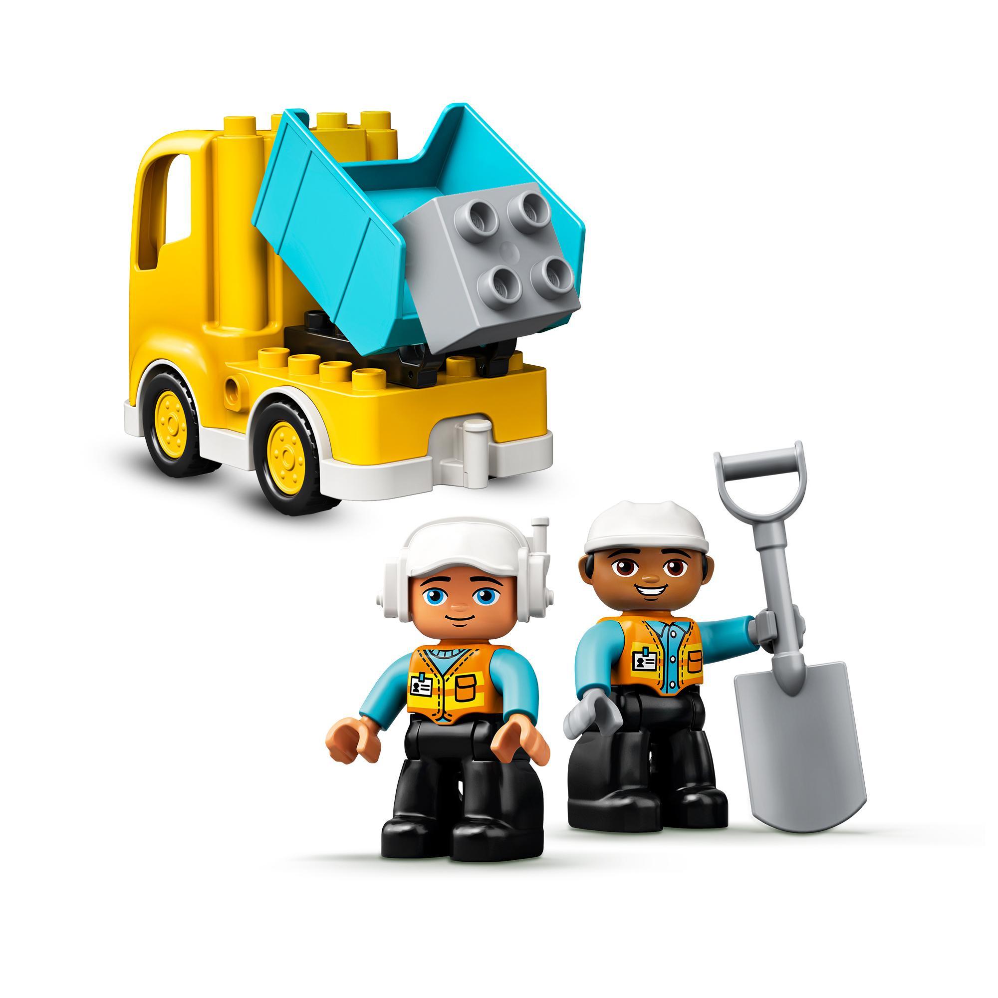 Produktbild LEGO DUPLO 10931 Bagger und Laster, kreatives Spielzeug ab 2 Jahren 8 von 8