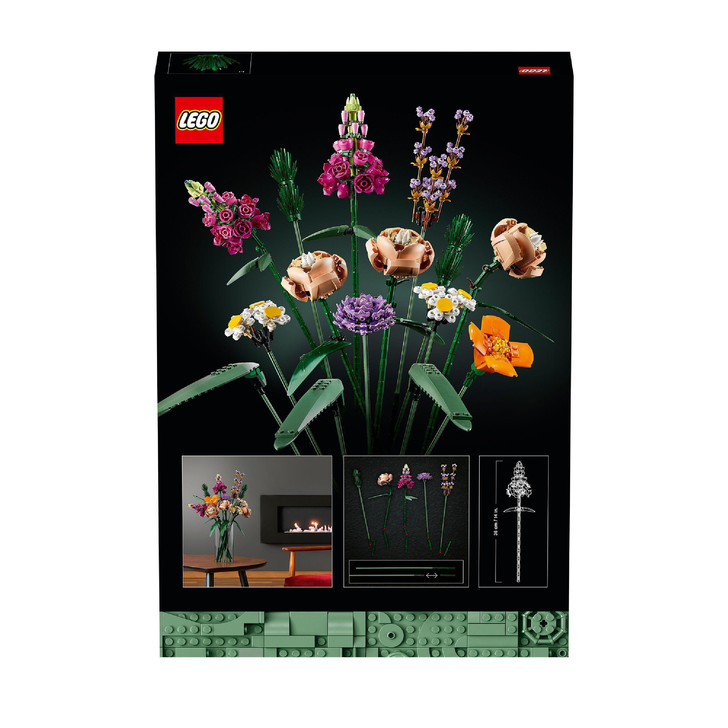 Produktbild LEGO Icons 10280 Blumenstrauß, Kunstpflanzen für Erwachsene, Zimmerdeko 8 von 9