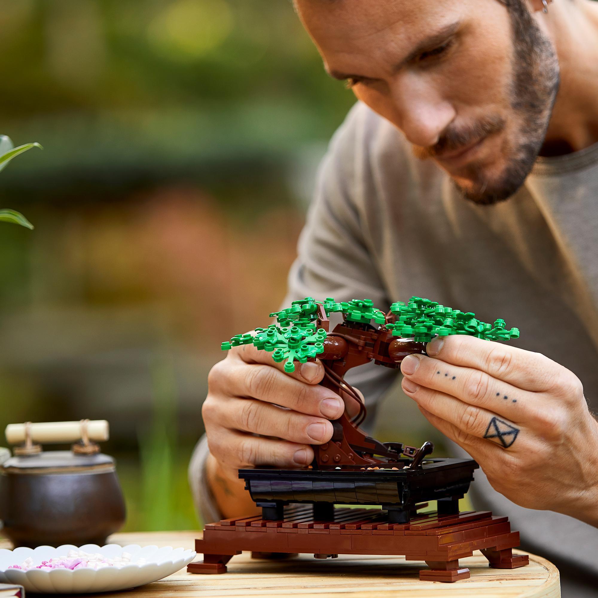 Produktbild LEGO Icons 10281 Bonsai Baum, Kunstpflanzen-Set für Erwachsene, Deko 2 von 7