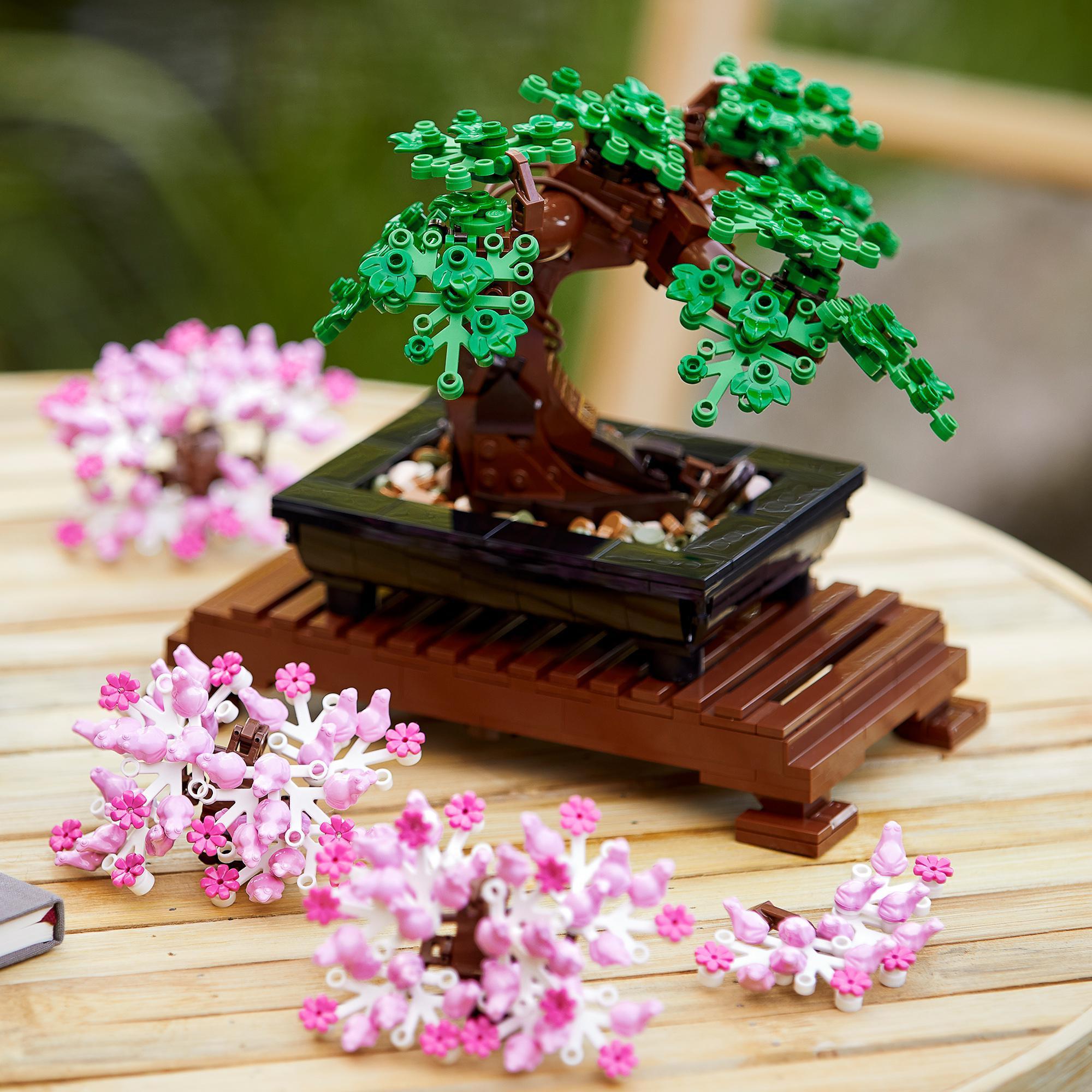 Produktbild LEGO Icons 10281 Bonsai Baum, Kunstpflanzen-Set für Erwachsene, Deko 3 von 7