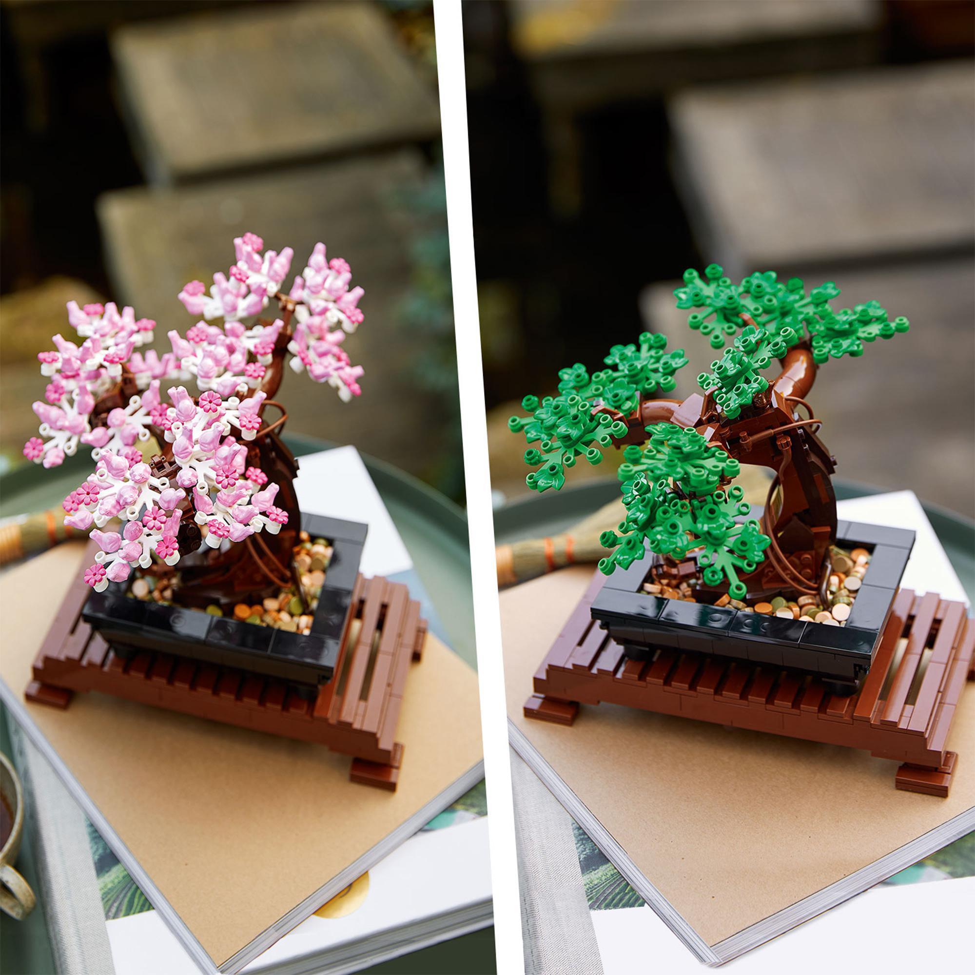 Produktbild LEGO Icons 10281 Bonsai Baum, Kunstpflanzen-Set für Erwachsene, Deko 4 von 7