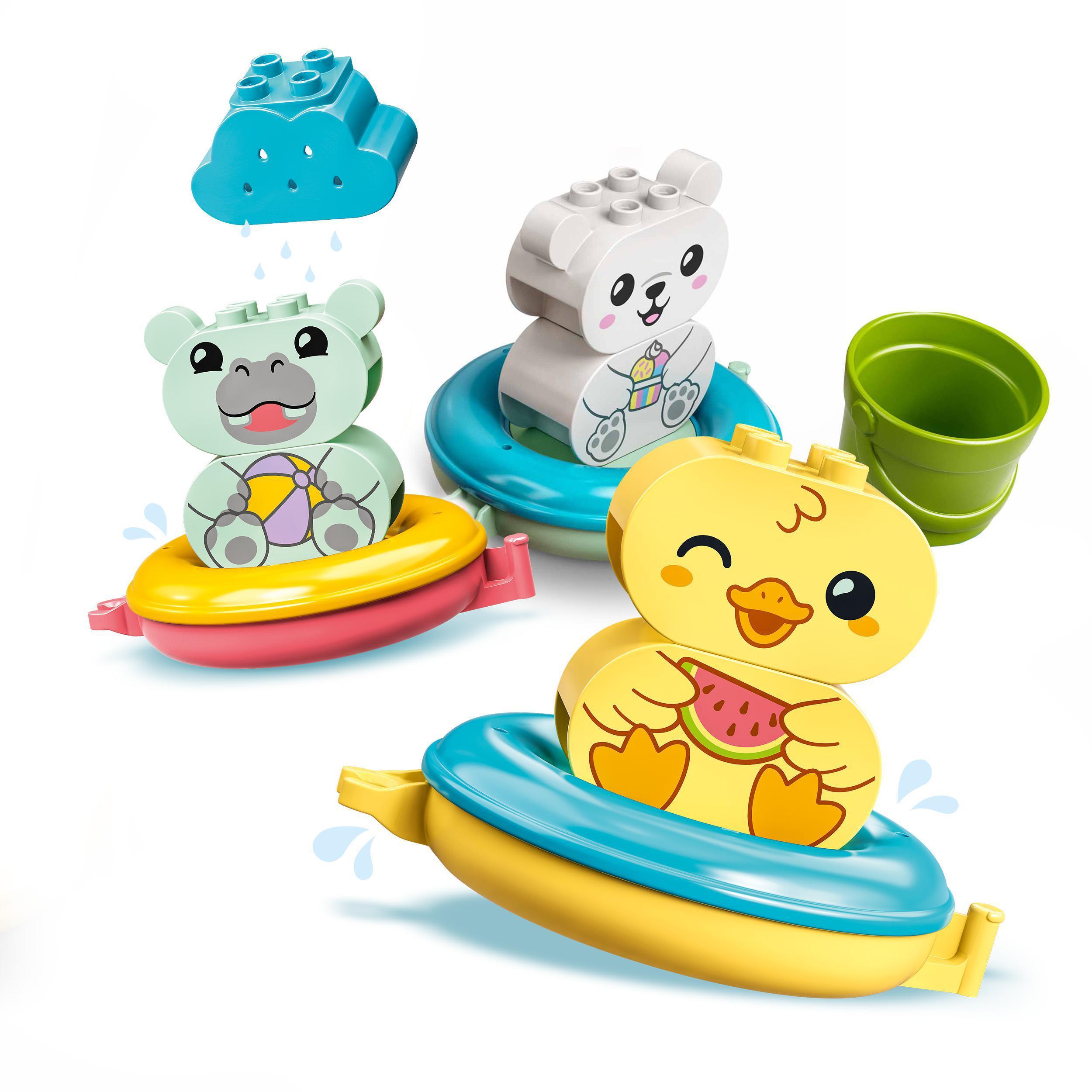 Produktbild LEGO DUPLO 10965 Badewannenspaß: Schwimmender Tierzug 4 von 8