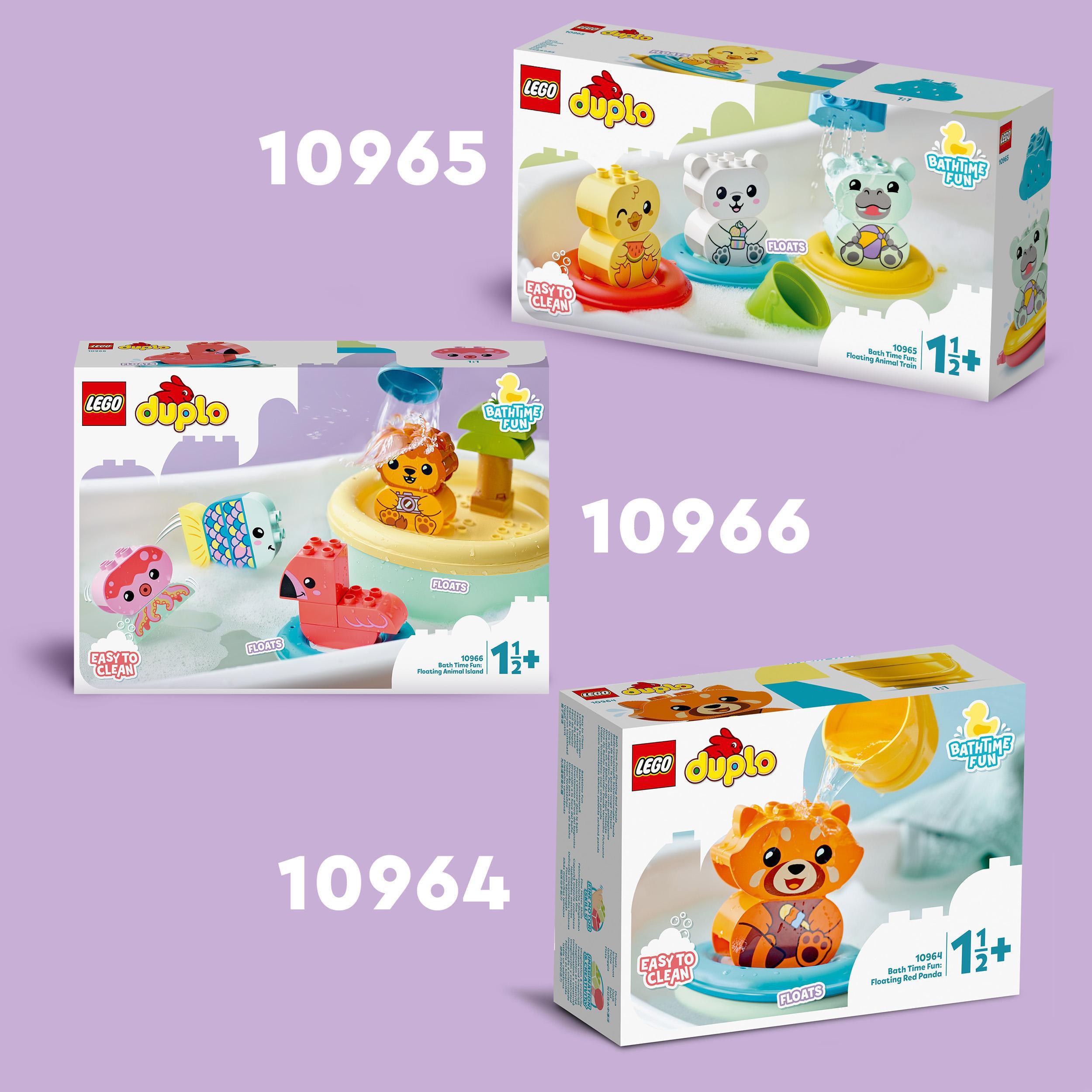 Produktbild LEGO DUPLO 10965 Badewannenspaß: Schwimmender Tierzug 6 von 8