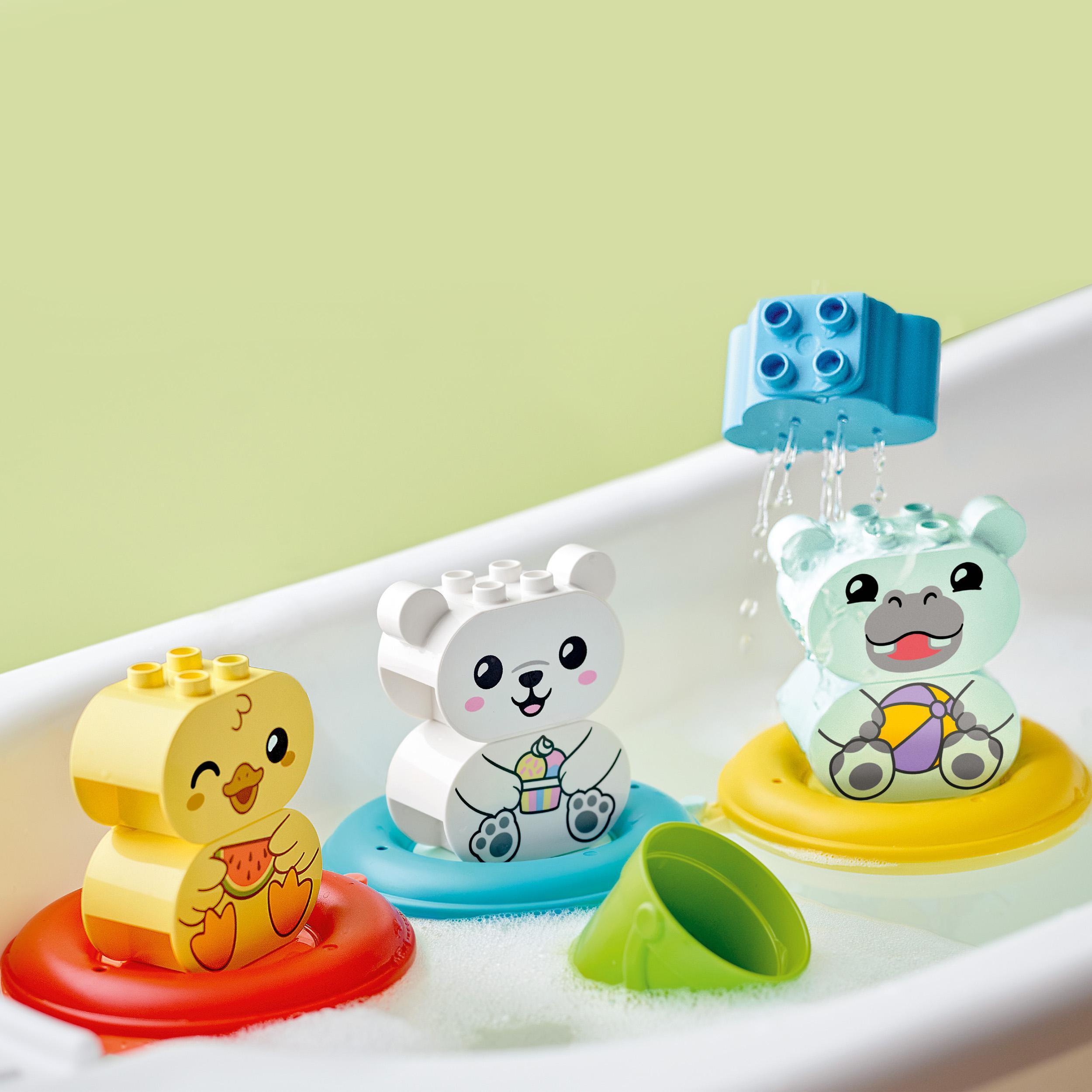 Produktbild LEGO DUPLO 10965 Badewannenspaß: Schwimmender Tierzug 7 von 8