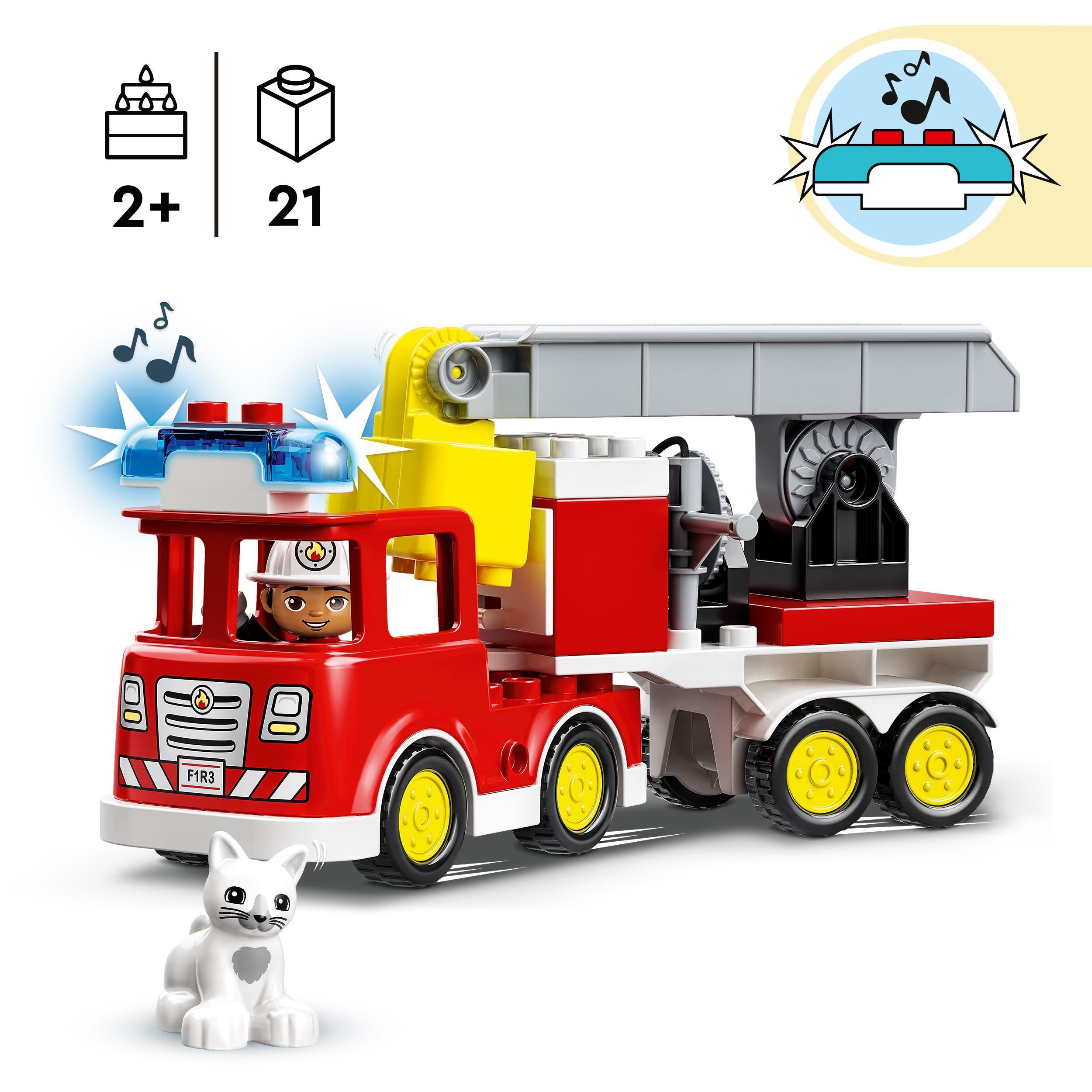 Produktbild LEGO DUPLO Town 10969 Feuerwehrauto 3 von 7