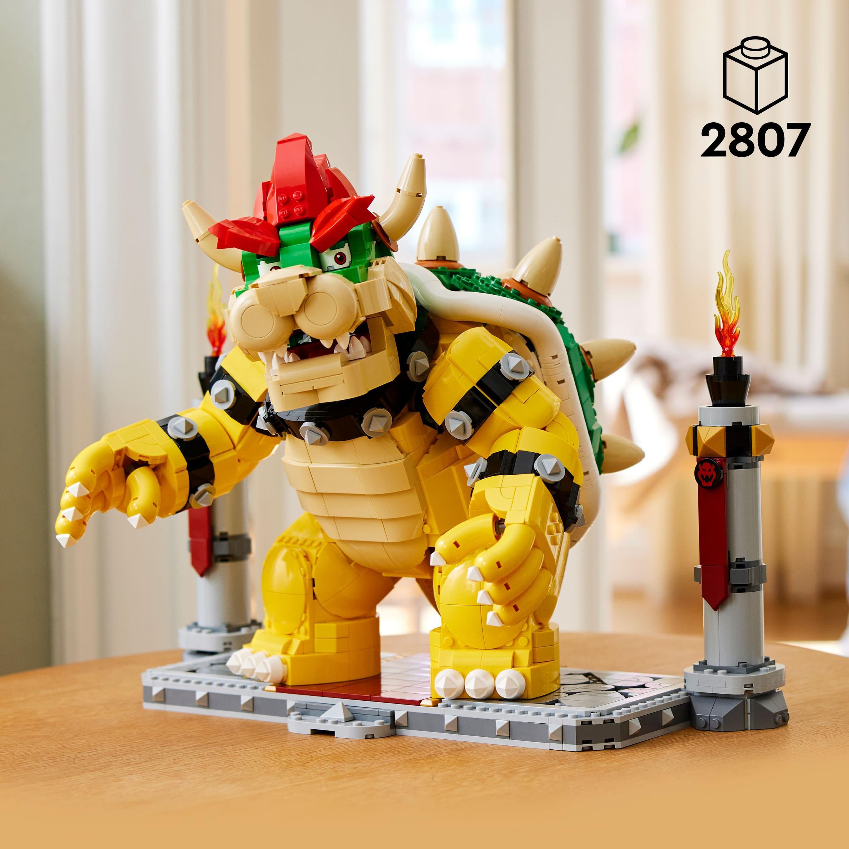 Produktbild LEGO Super Mario 71411 Der mächtige Bowser, 3D-Modell-Bausatz zum Sammeln 3 von 7