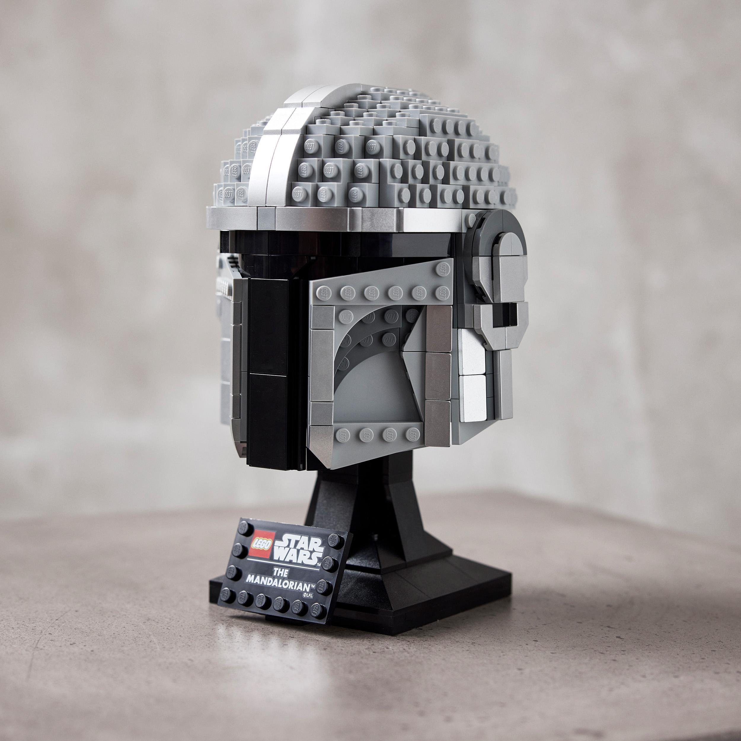 Produktbild LEGO Star Wars 75328 Mandalorianer Helm, Sammlerstück Modell für Erwachsene 7 von 7
