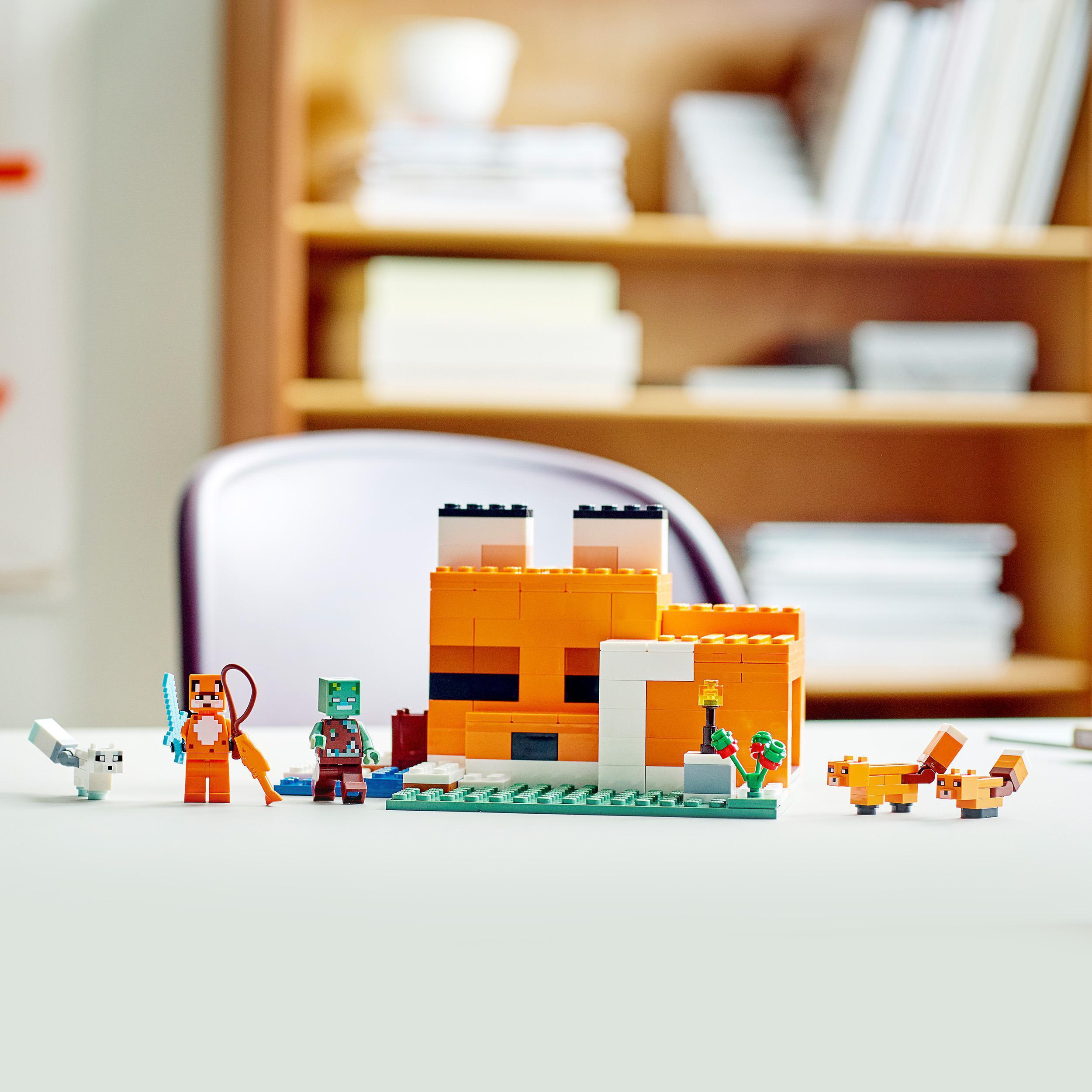 Produktbild LEGO Minecraft 21178 Die Fuchs-Lodge, Spielzeug ab 8 Jahren mit Figuren 7 von 7
