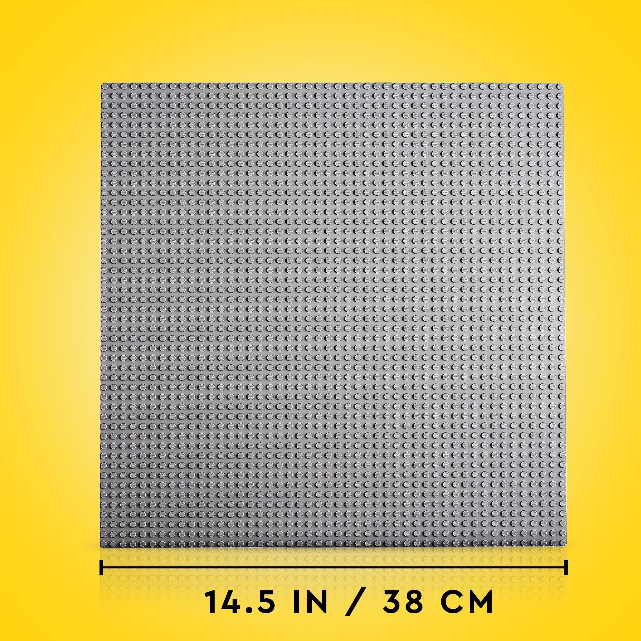 Produktbild LEGO Classic 11024 Graue Bauplatte, Grundplatte für LEGO Sets, 48x48 2 von 6