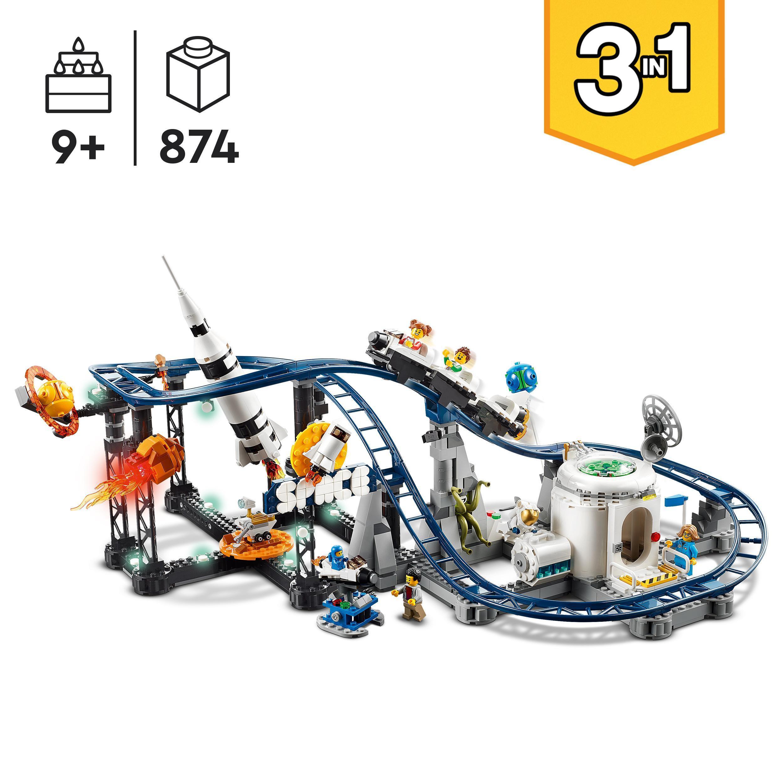 Produktbild LEGO Creator 3-in-1 31142 Weltraum-Achterbahn 2 von 7