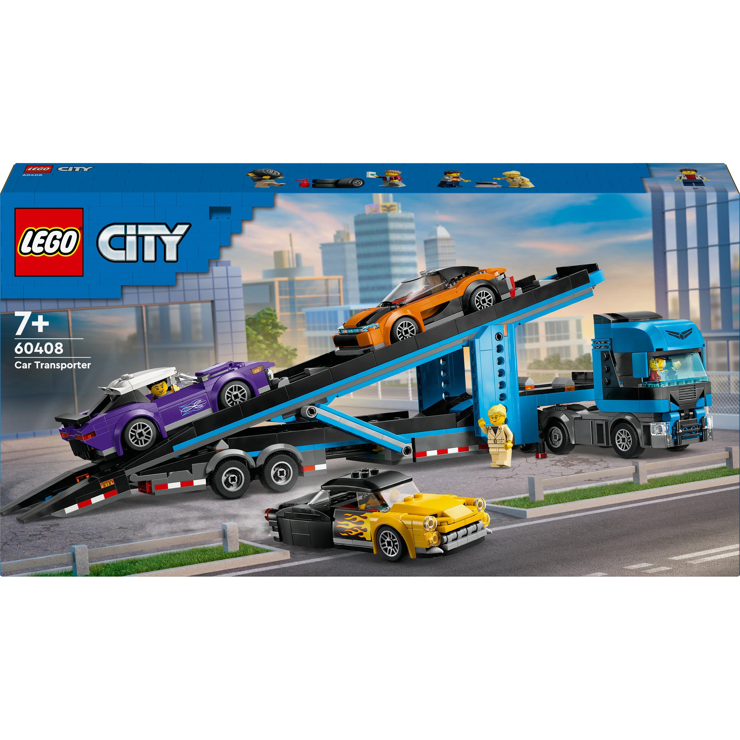 Produktbild LEGO City Autotransporter mit Sportwagen 60408 4 von 17