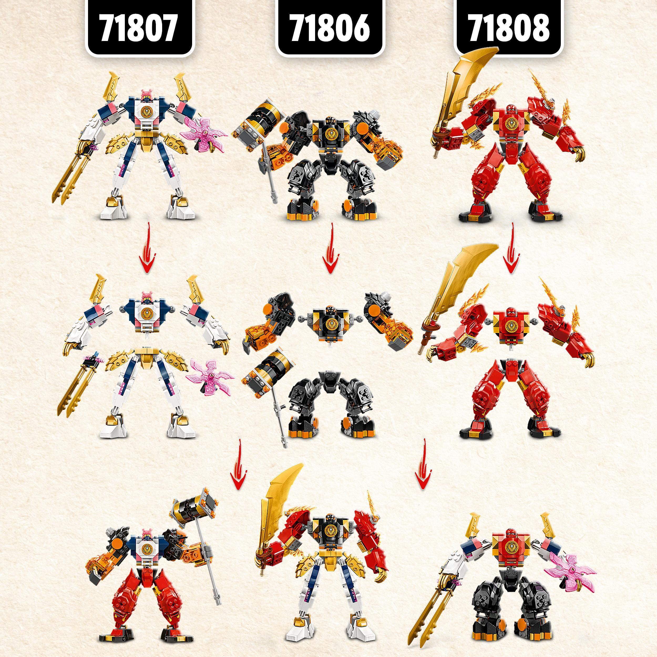 Produktbild LEGO NINJAGO 71807 Soras Technikmech 4 von 7