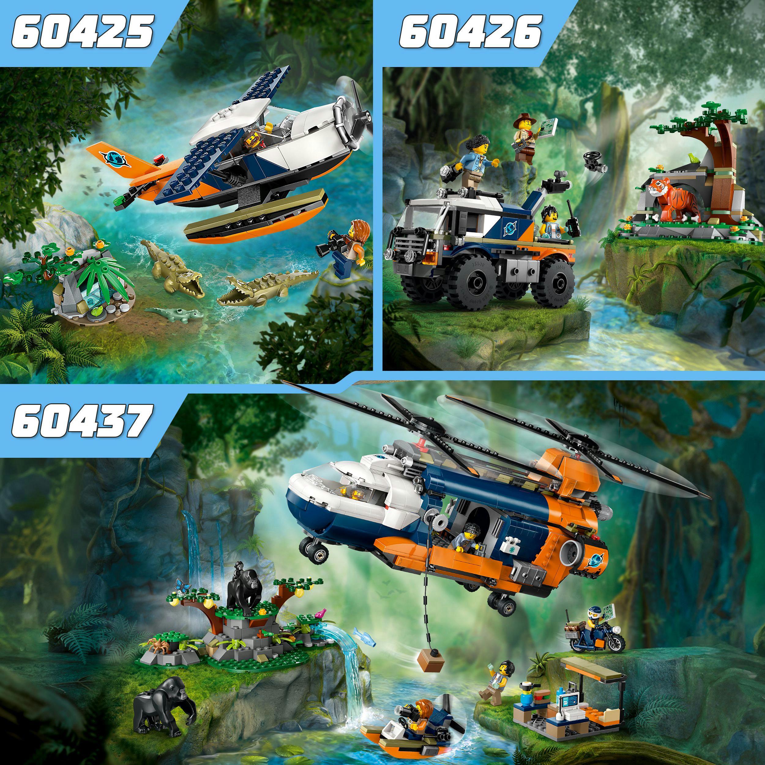 Produktbild LEGO City Dschungelforscher-Hubschrauber 60437 6 von 17