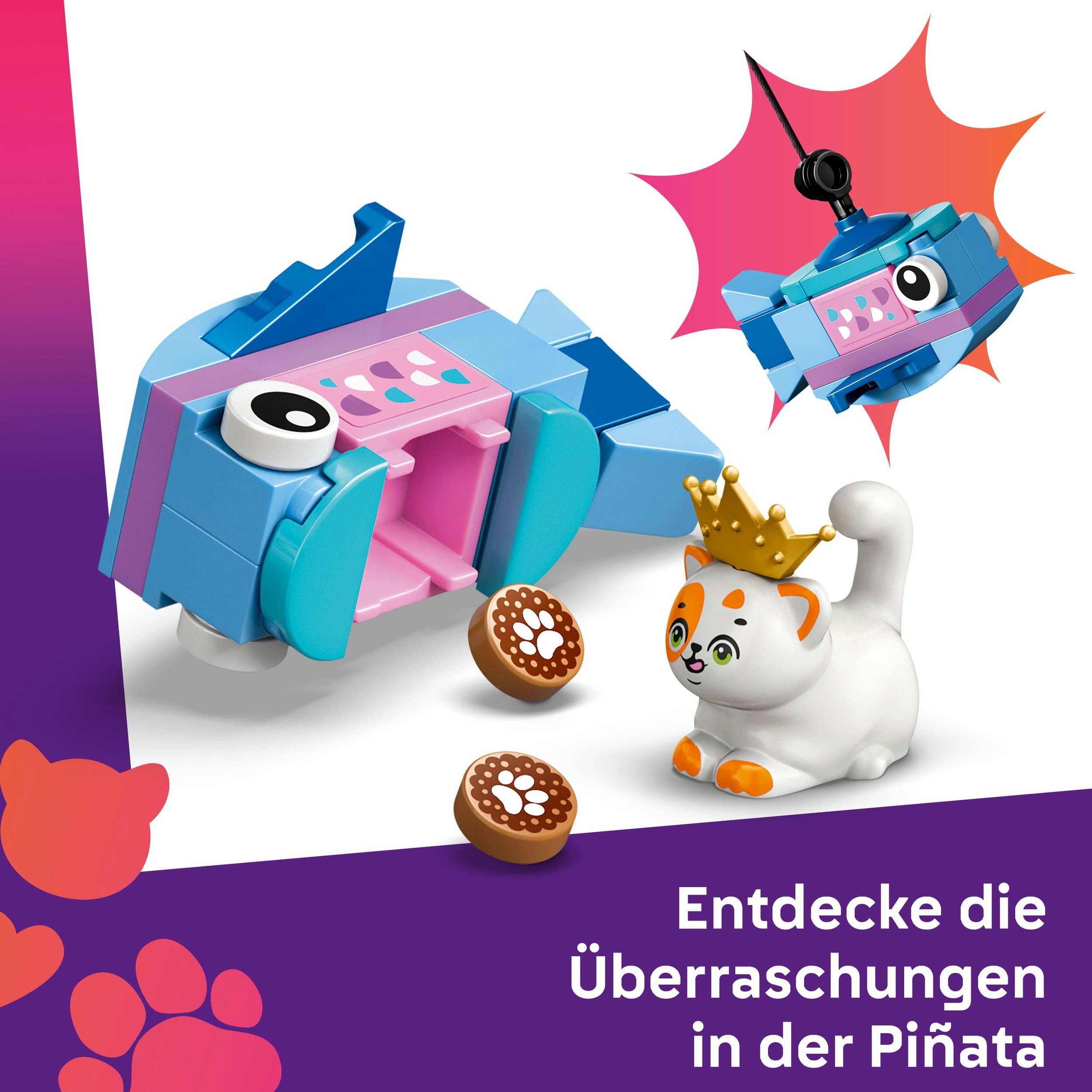 Produktbild LEGO Friends Katzengeburtstagsparty & Baumhaus - Set mit Tieren - 42666 6 von 7