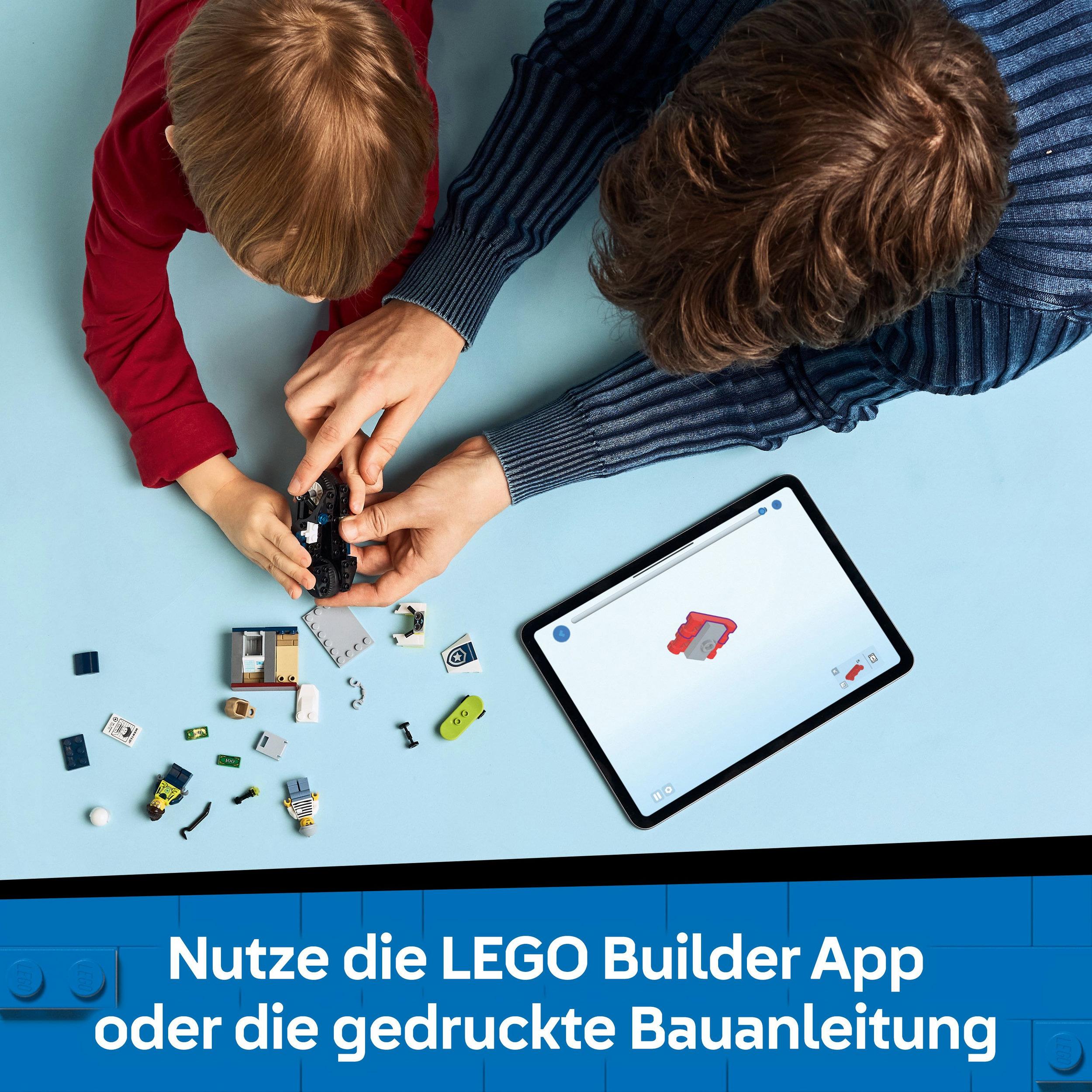 Produktbild LEGO City Verfolgungsjagd mit dem Polizeimotorrad Spielset 60455 5 von 7