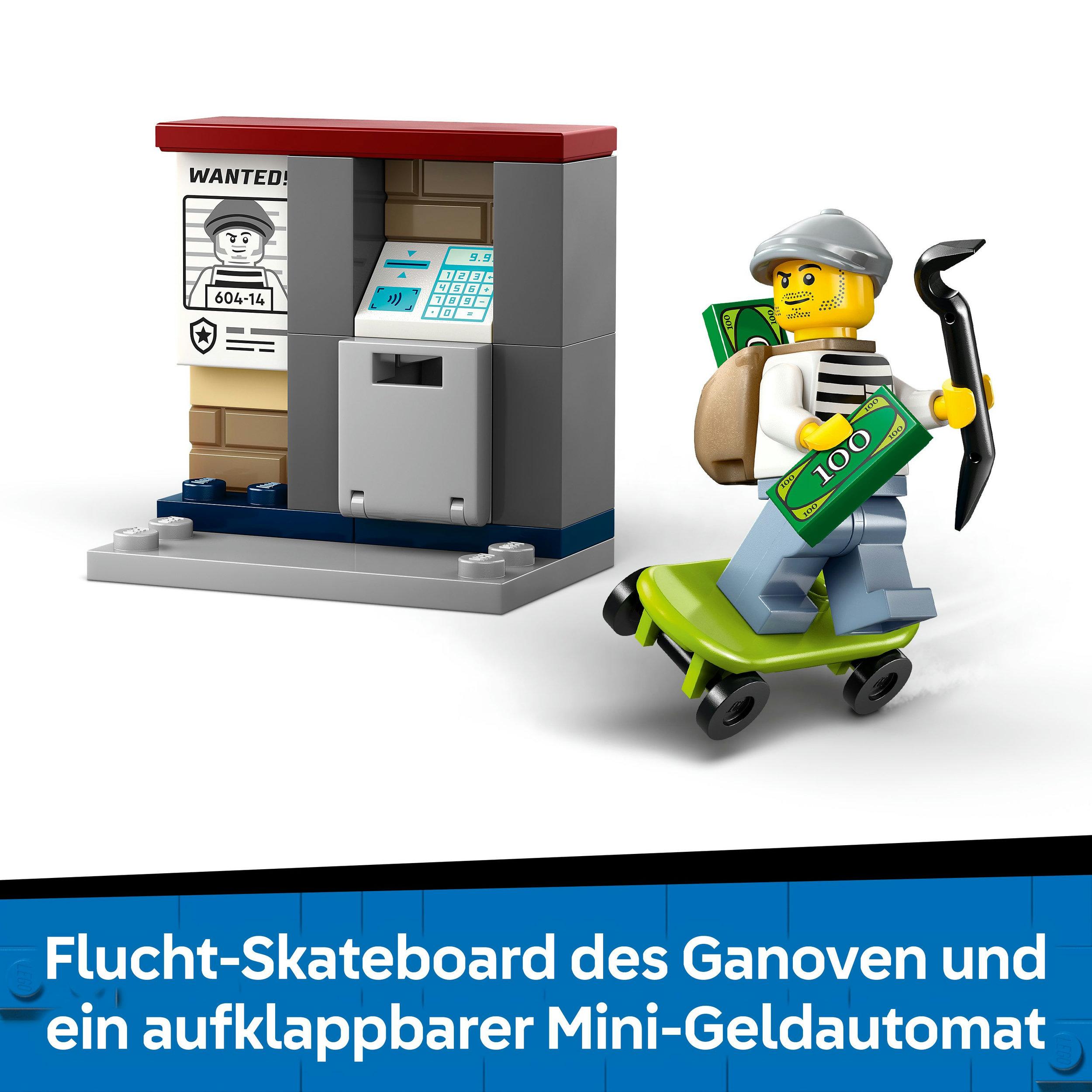 Produktbild LEGO City Verfolgungsjagd mit dem Polizeimotorrad Spielset 60455 3 von 7
