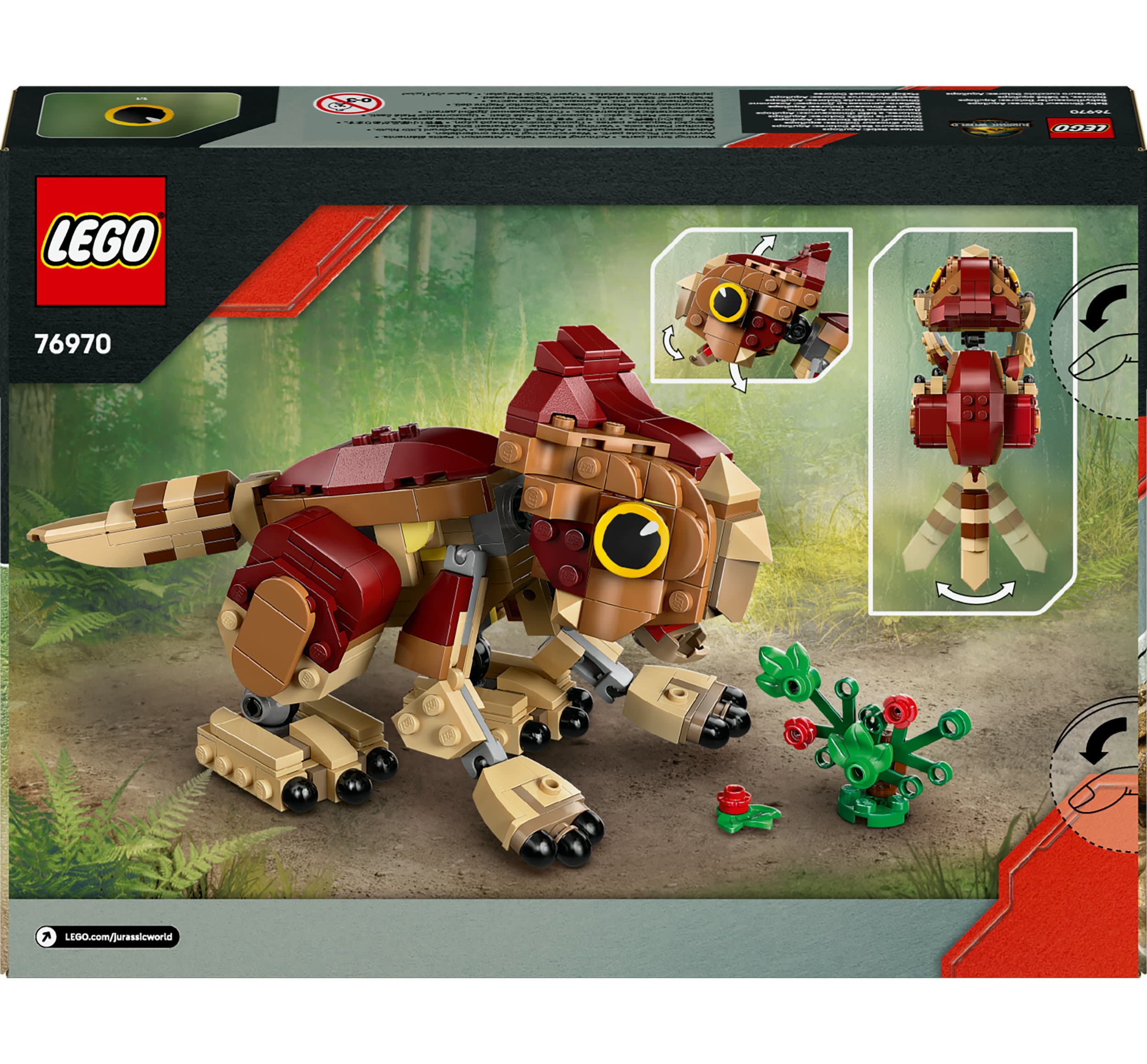 Produktbild LEGO Jurassic World 76970 Babydinosaurier Dolores: Aquilops, Spielzeug 2 von 7
