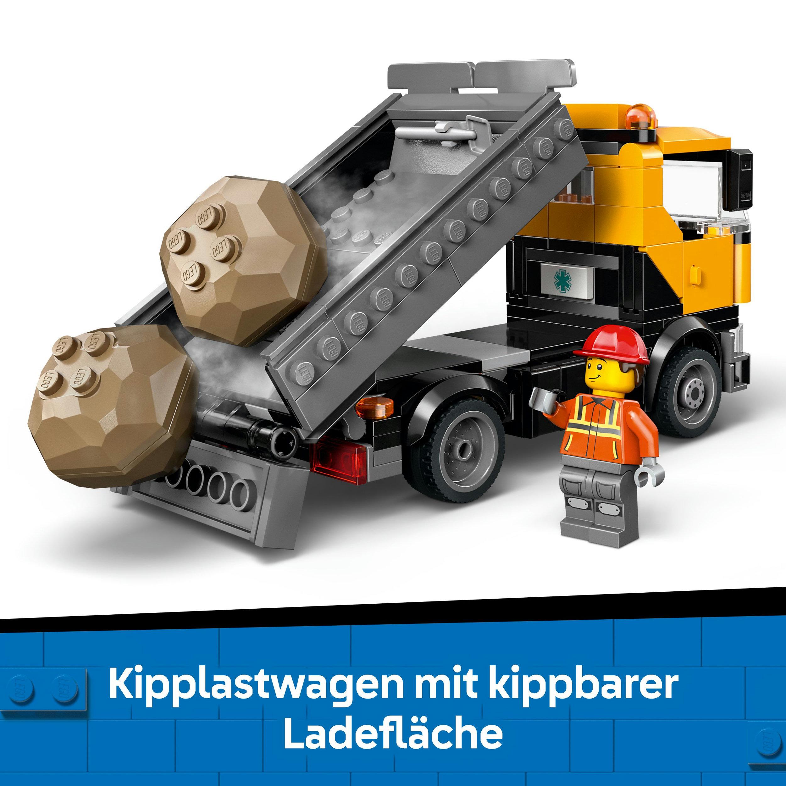 Produktbild LEGO City Schwerlast-Abschleppwagen mit Kran, Set für Rollenspiele 60467 4 von 9