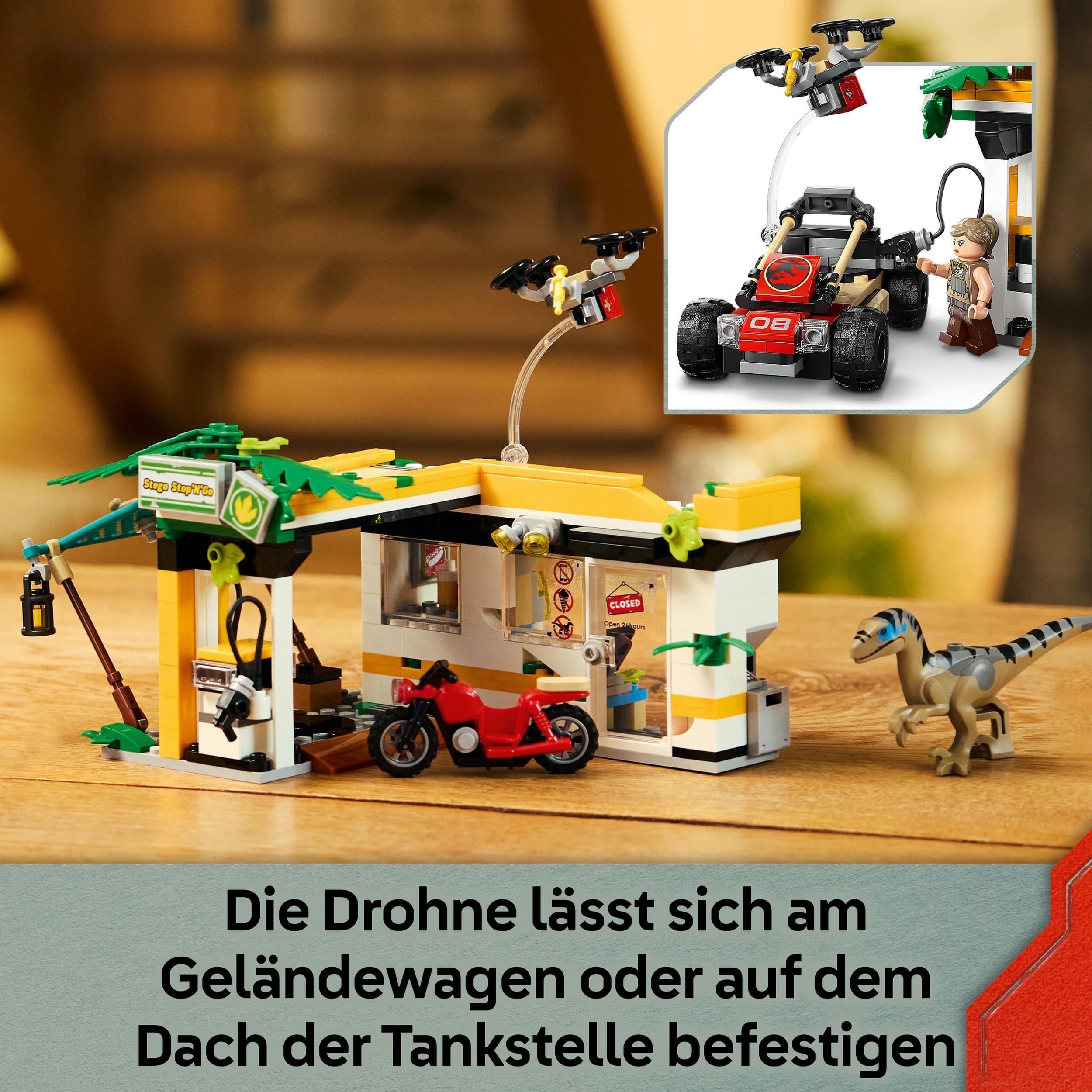 Produktbild LEGO Jurassic World 76973 Raptor & Titanosaurus: Große Fährtensuche 4 von 7