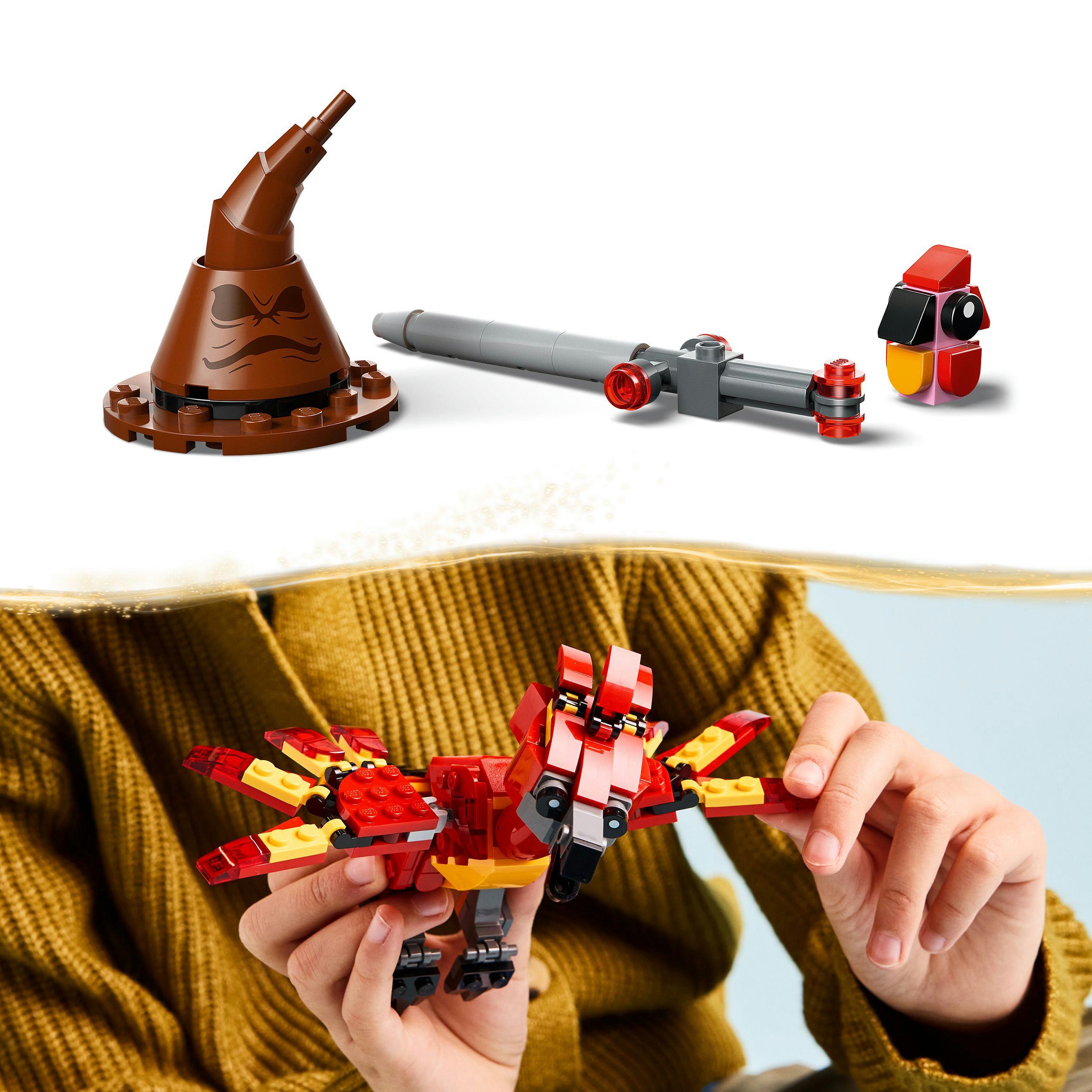 Produktbild LEGO Harry Potter Fawkes: Dumbledores Phönix Spielzeug-Vogelfigur 76448 4 von 7