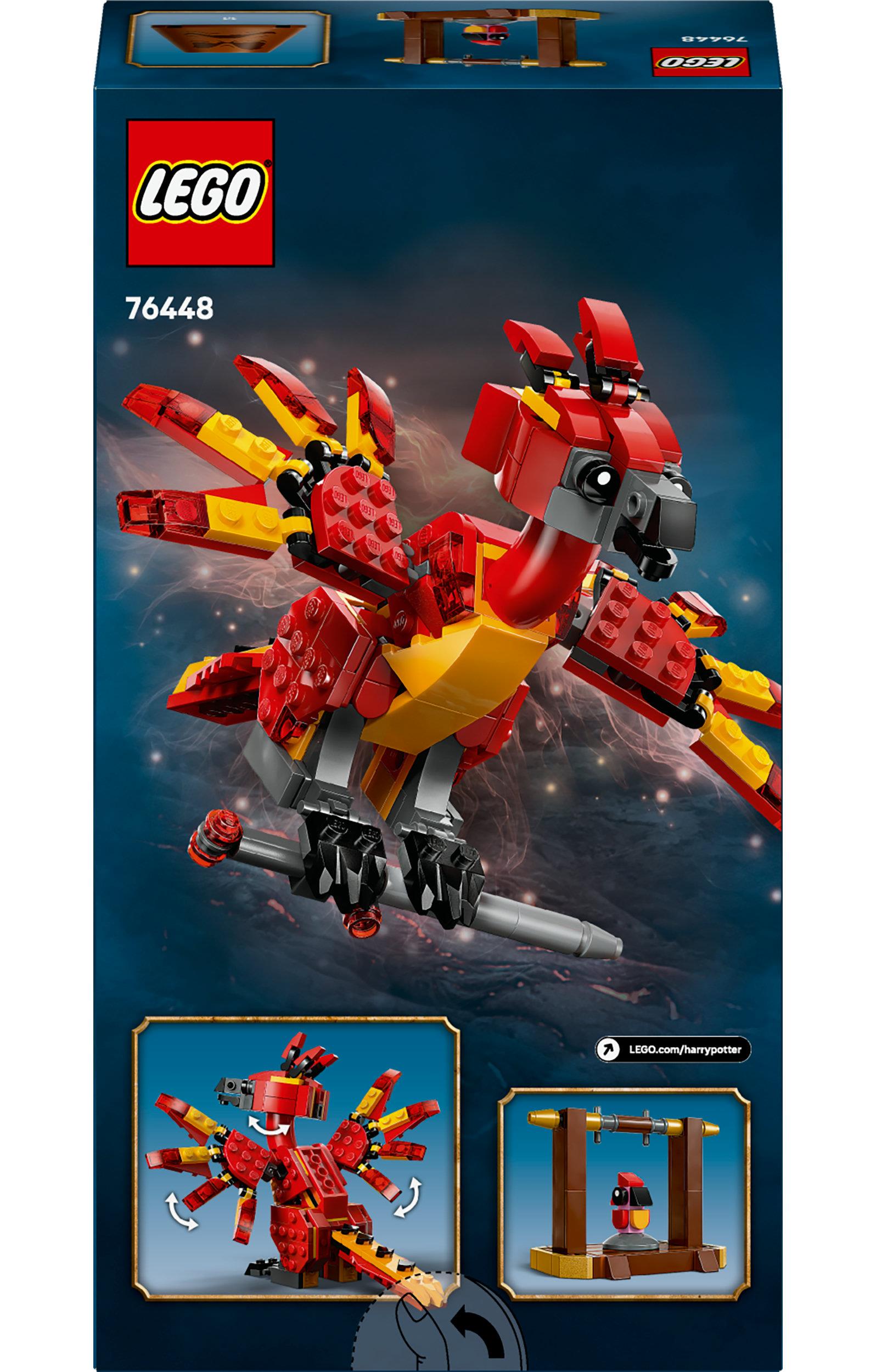 Produktbild LEGO Harry Potter Fawkes: Dumbledores Phönix Spielzeug-Vogelfigur 76448 2 von 7