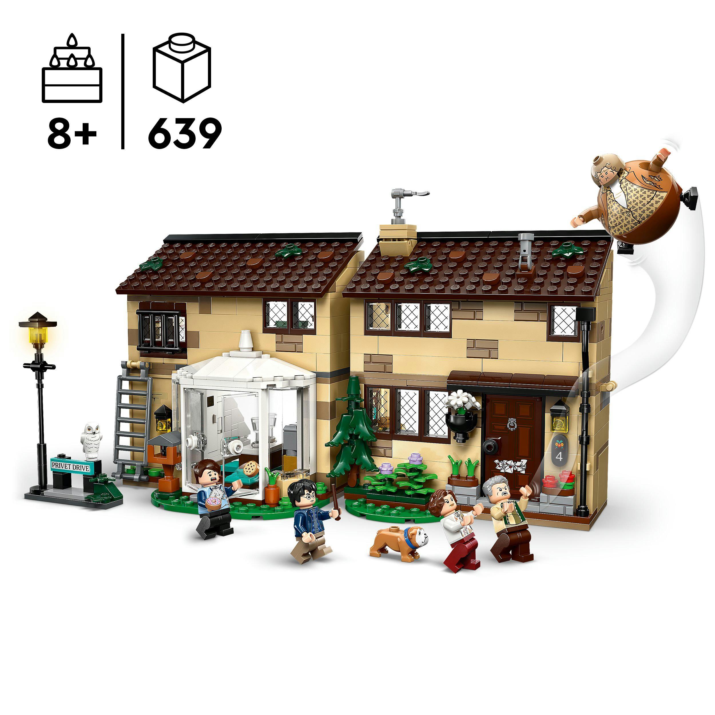 Produktbild LEGO Harry Potter Ligusterweg Tante Magdas Besuch, baubares Haus 76451 6 von 7