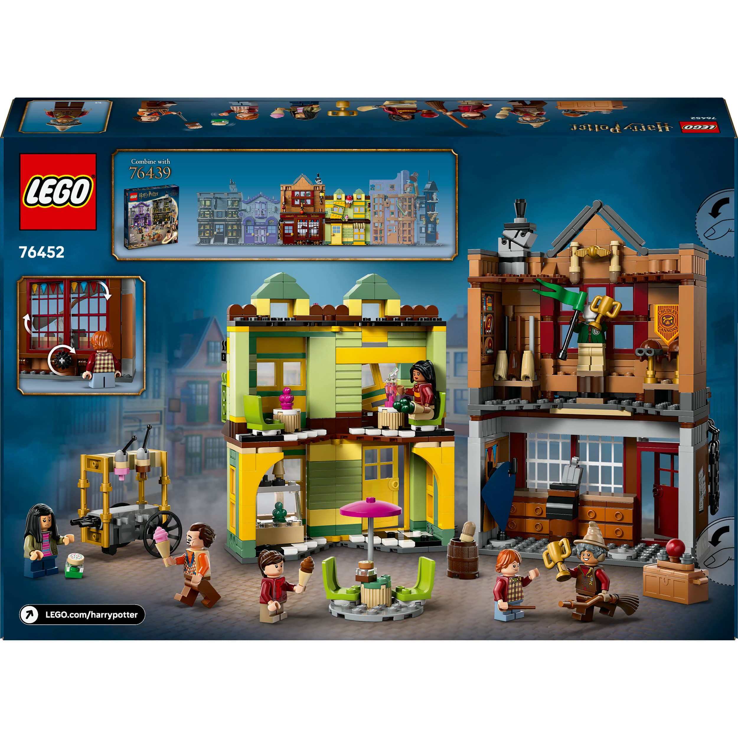 Produktbild LEGO Harry Potter Qualität für Quidditch & Fortescues Eissalon 76452 2 von 7