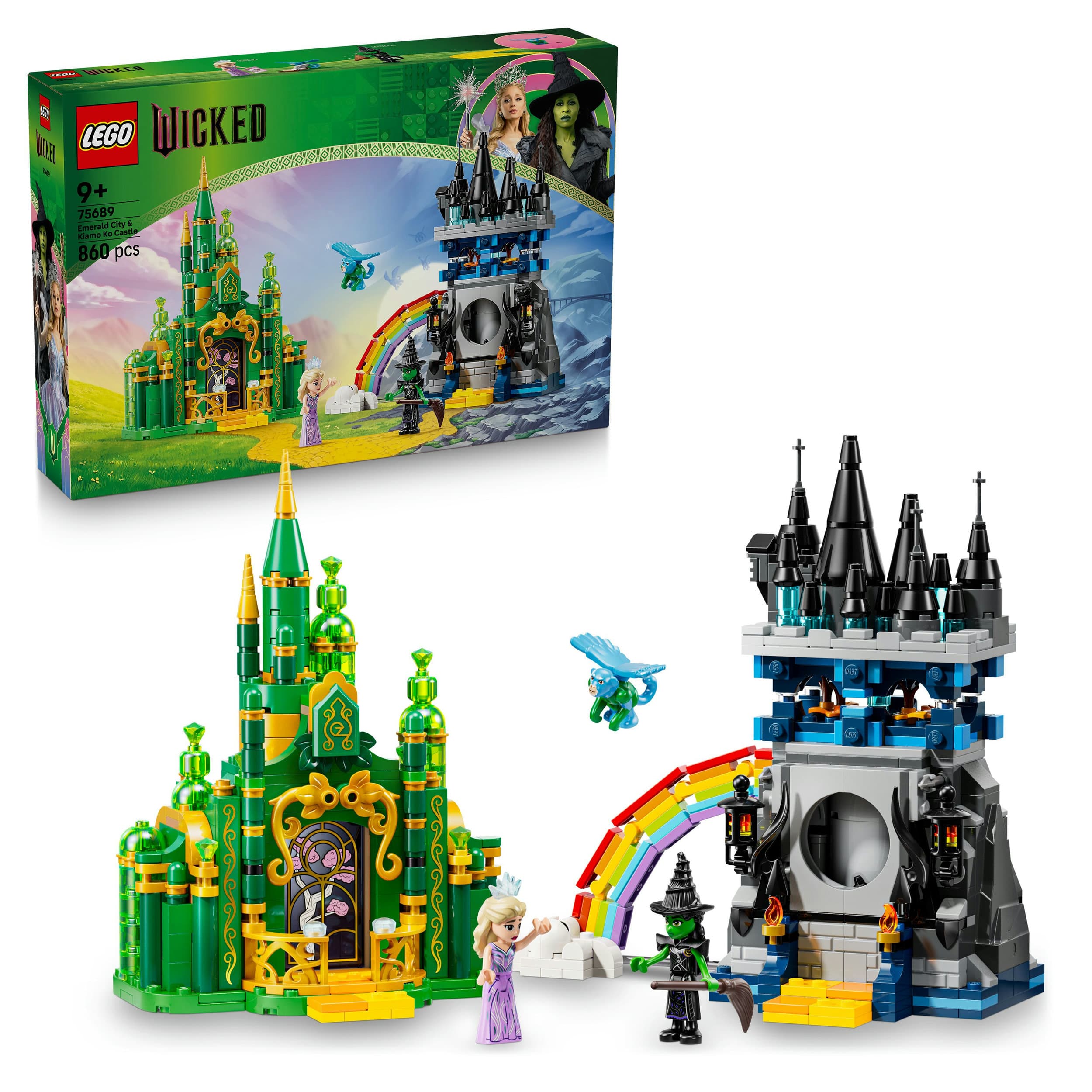 LEGO Wicked 75689 Emerald City & Kiamo Ko Castle, Kinder Spielzeug