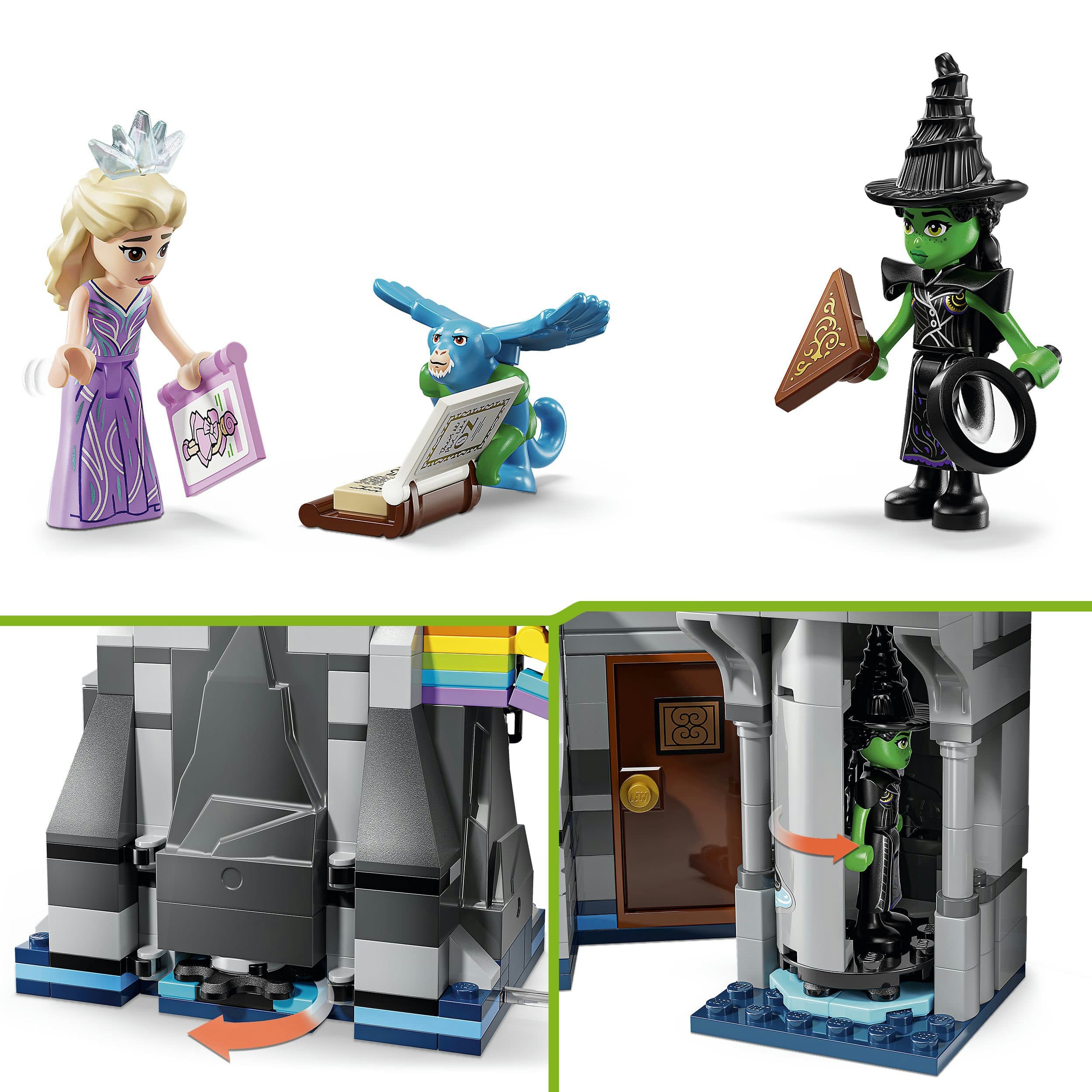 Produktbild LEGO Wicked 75689 Emerald City & Kiamo Ko Castle, Kinder Spielzeug 4 von 8