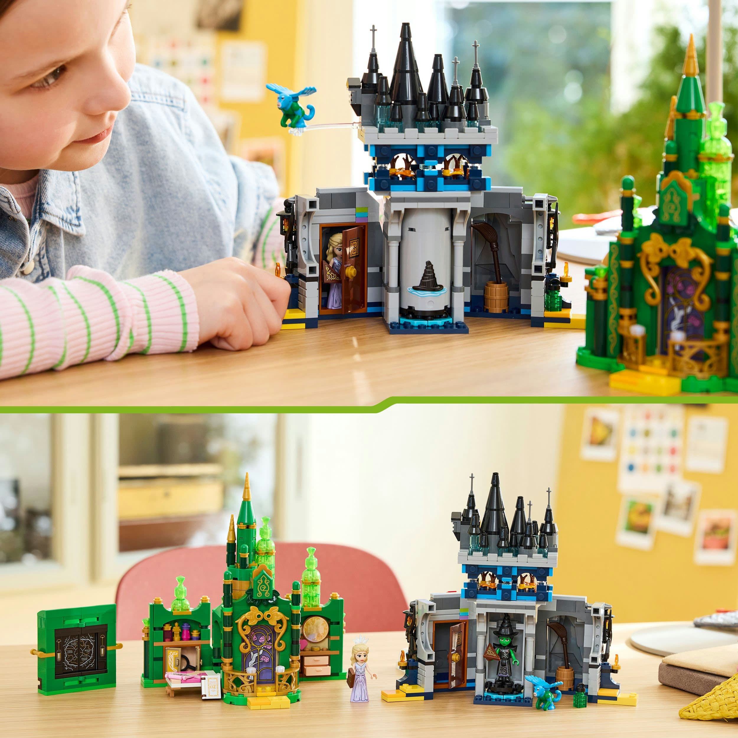 Produktbild LEGO Wicked 75689 Emerald City & Kiamo Ko Castle, Kinder Spielzeug 3 von 8