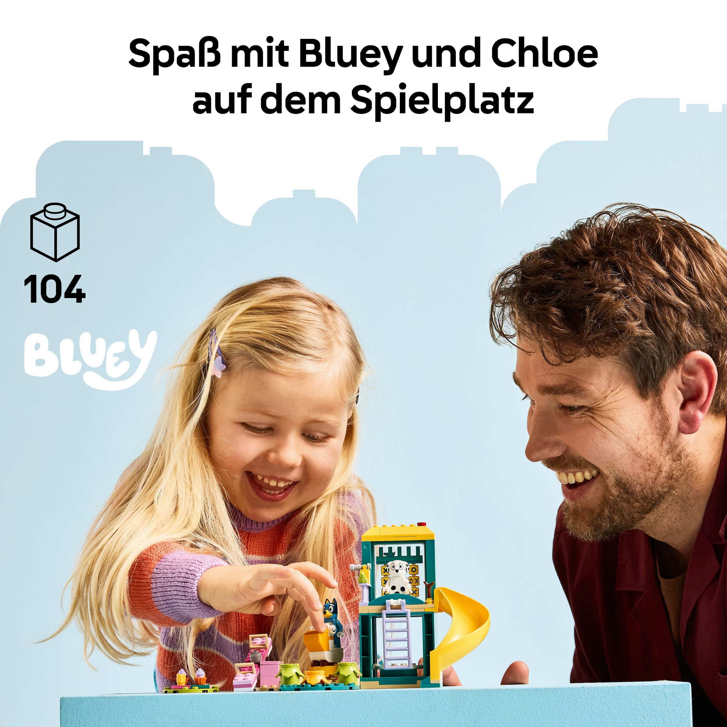 Produktbild LEGO Bluey: Bluey und Chloe auf dem Spielplatz - Lernspielzeug - 11201 7 von 8