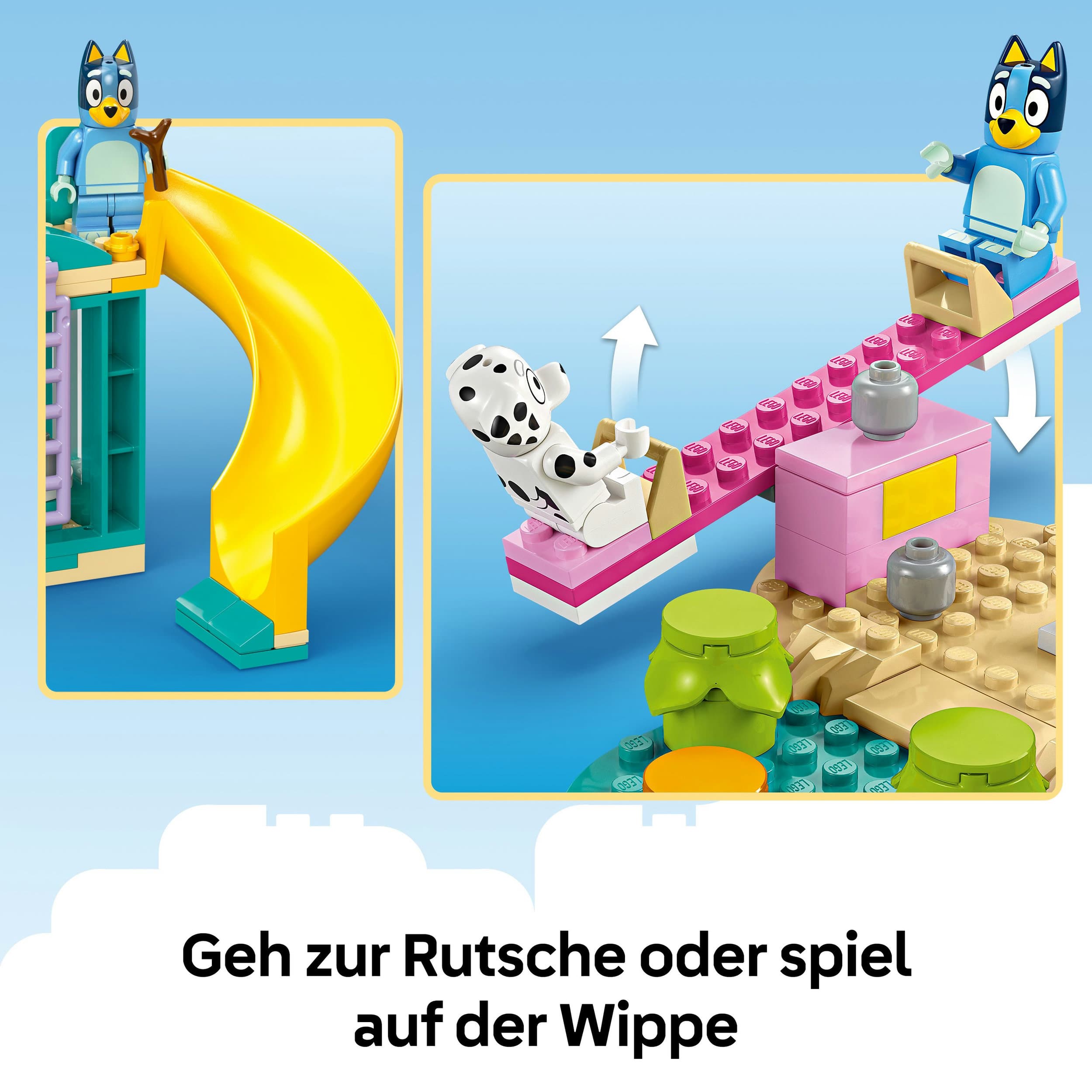 Produktbild LEGO Bluey: Bluey und Chloe auf dem Spielplatz - Lernspielzeug - 11201 4 von 8