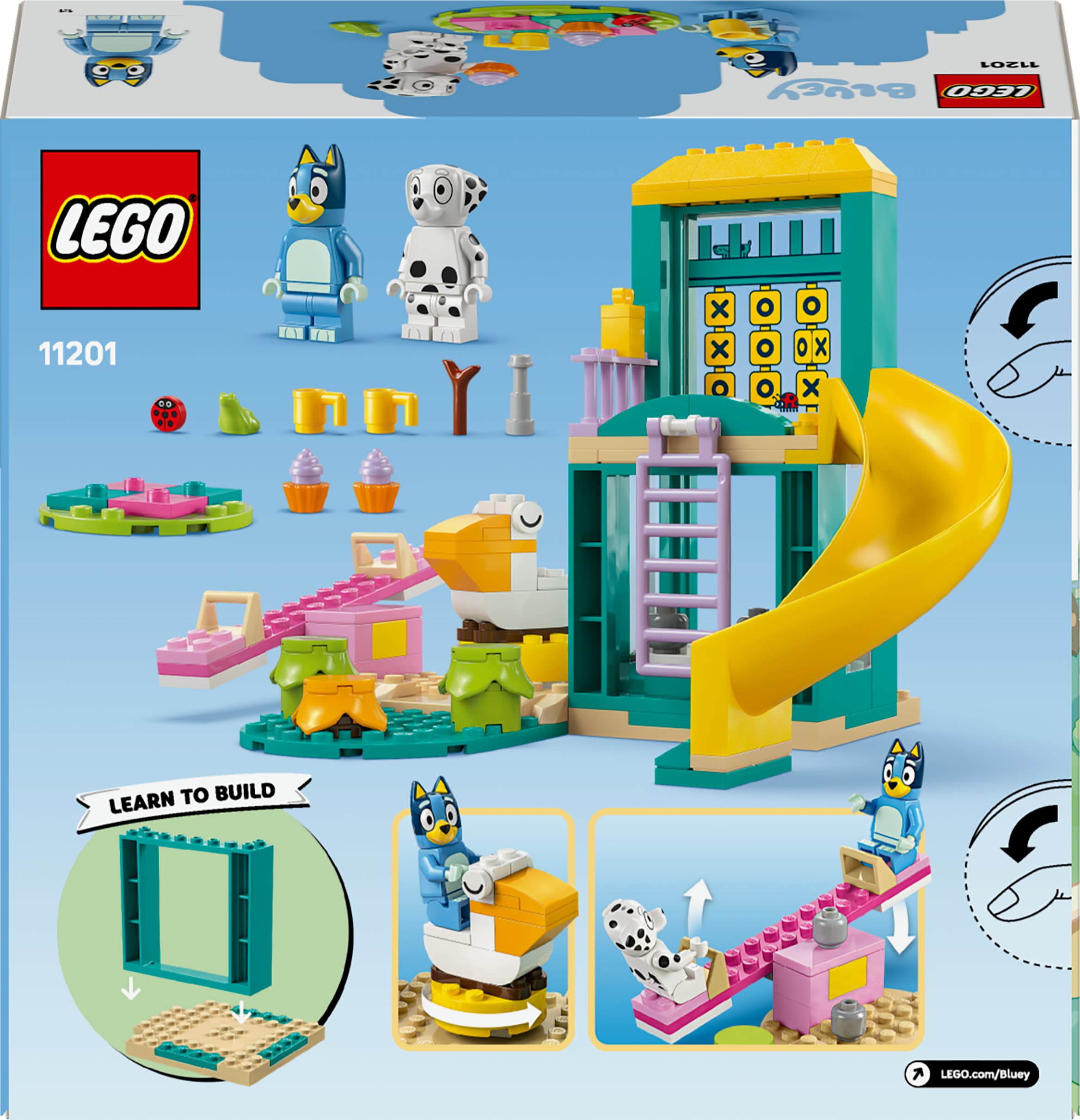 Produktbild LEGO Bluey: Bluey und Chloe auf dem Spielplatz - Lernspielzeug - 11201 2 von 8