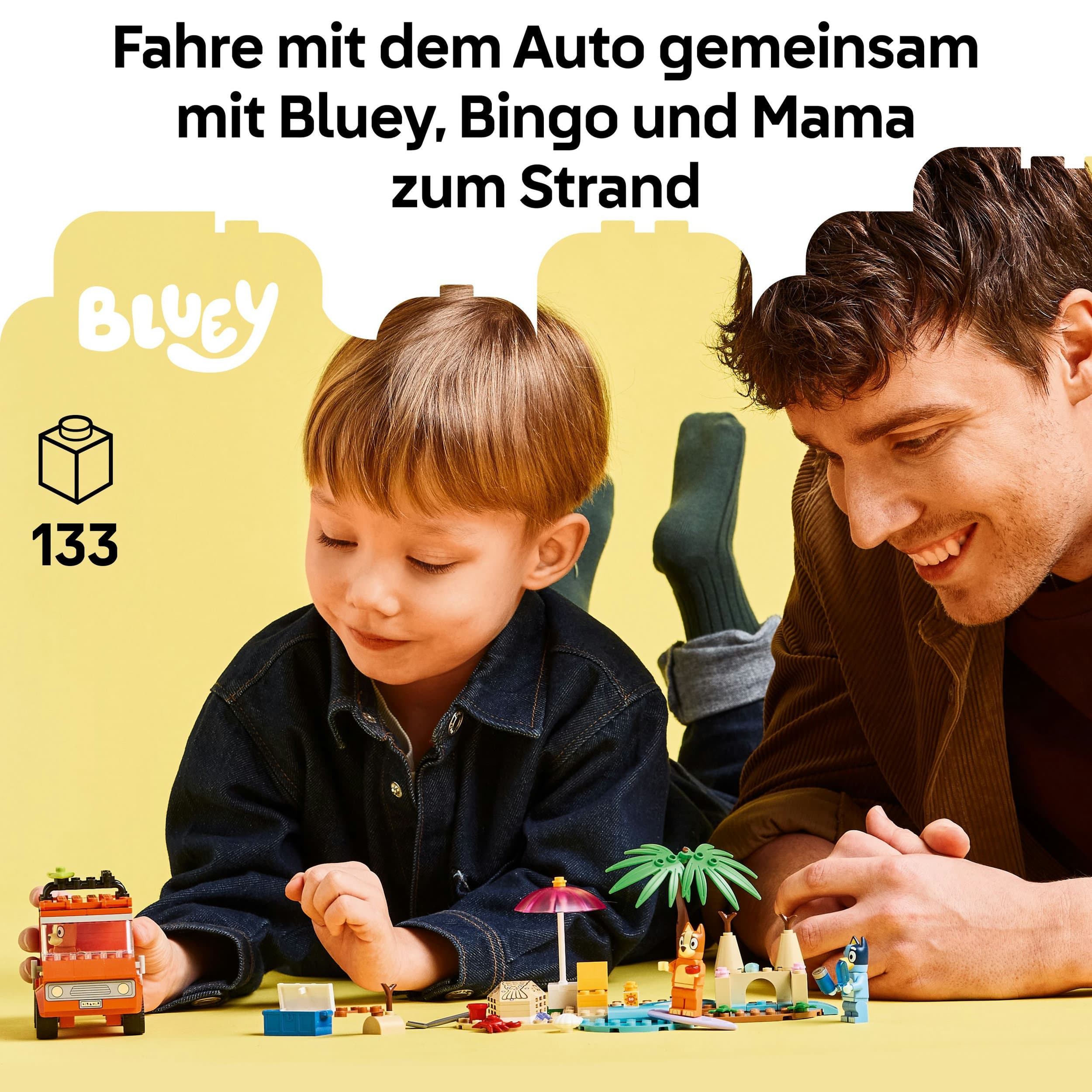 Produktbild LEGO Bluey: Blueys Strandausflug - Spielzeug für Kleinkinder - 11202 7 von 8