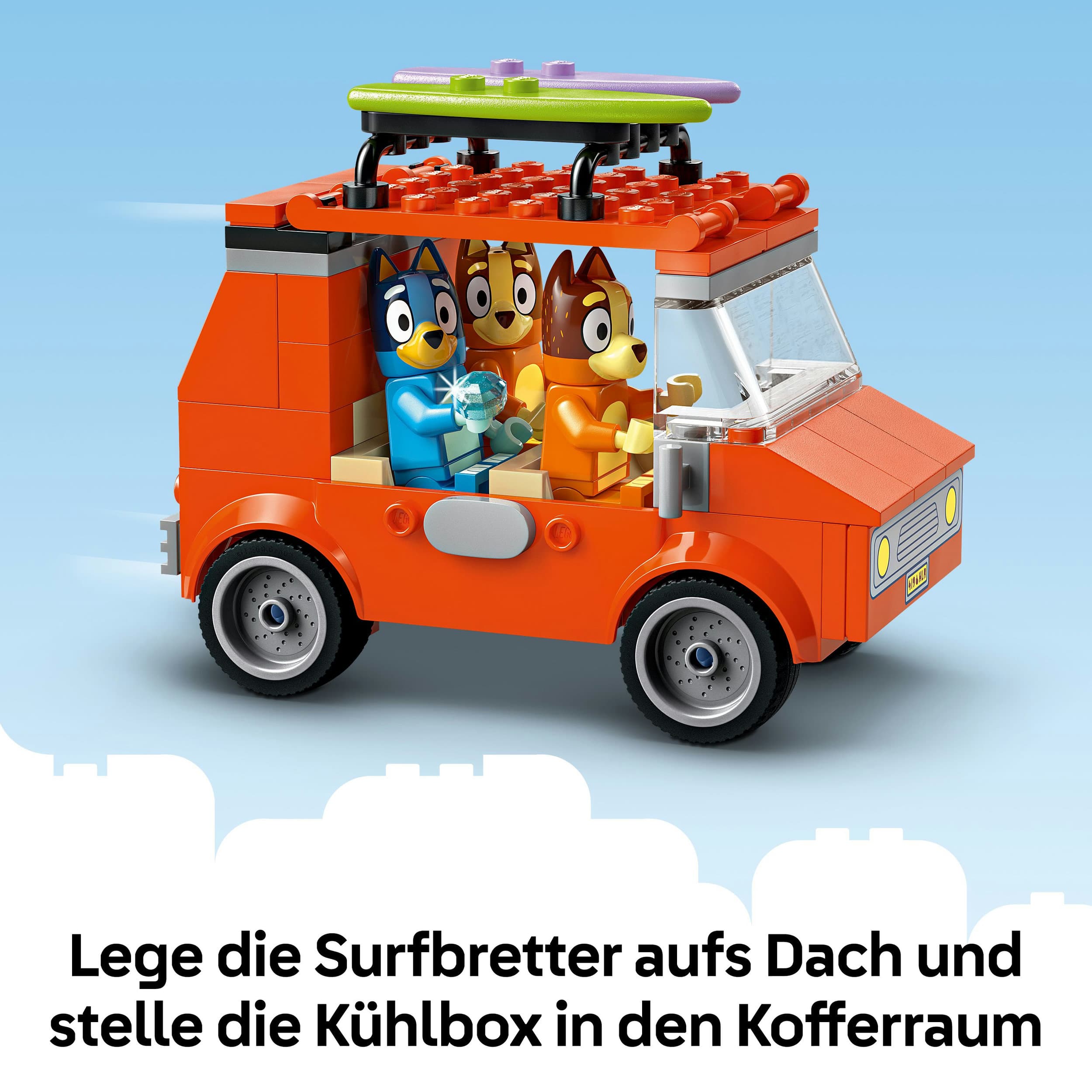 Produktbild LEGO Bluey: Blueys Strandausflug - Spielzeug für Kleinkinder - 11202 4 von 8