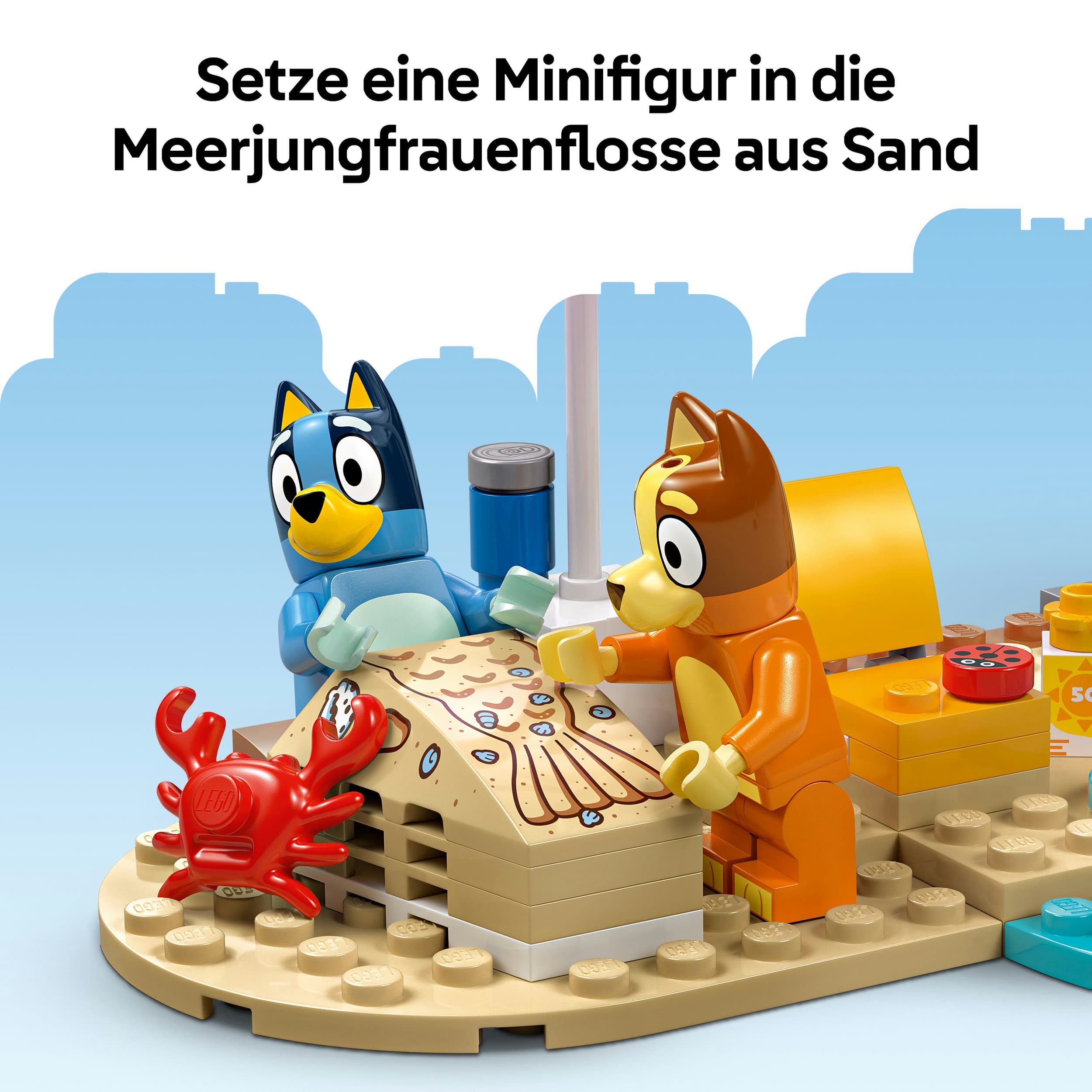 Produktbild LEGO Bluey: Blueys Strandausflug - Spielzeug für Kleinkinder - 11202 3 von 8